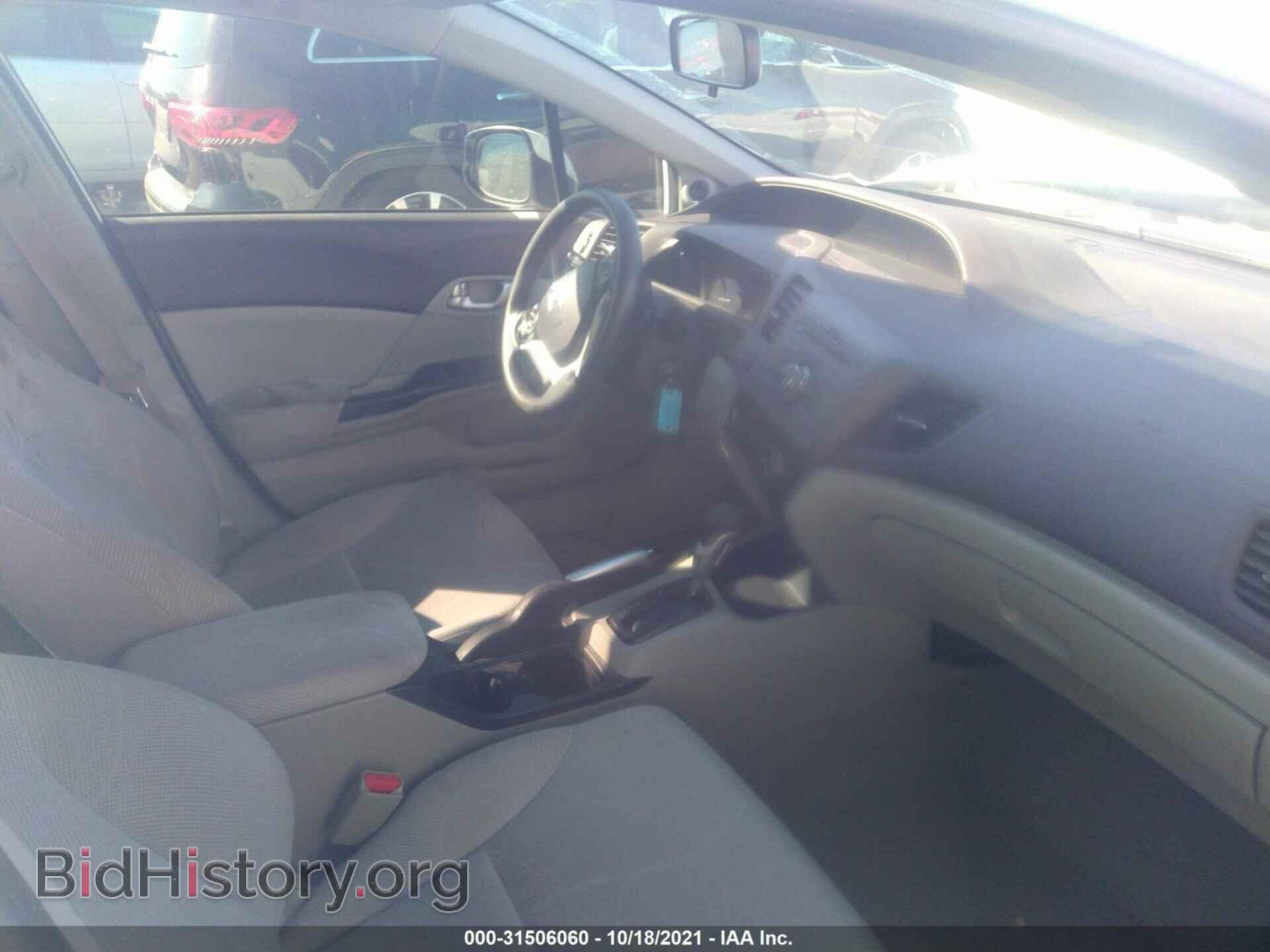 2012 HONDA CIVIC SDN - VIN: JHMFB2F82CS001011 - Фото 5