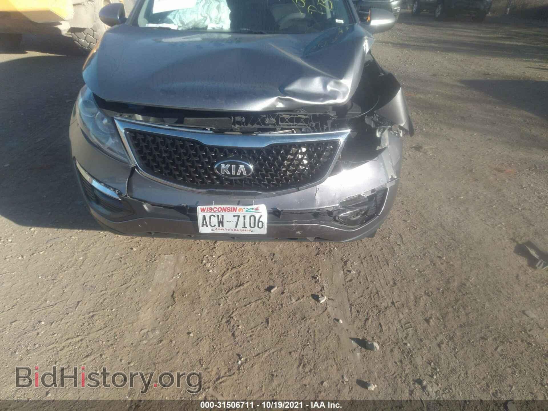 2014 KIA SPORTAGE - VIN: KNDPBCAC4E7628726 - Фото 6
