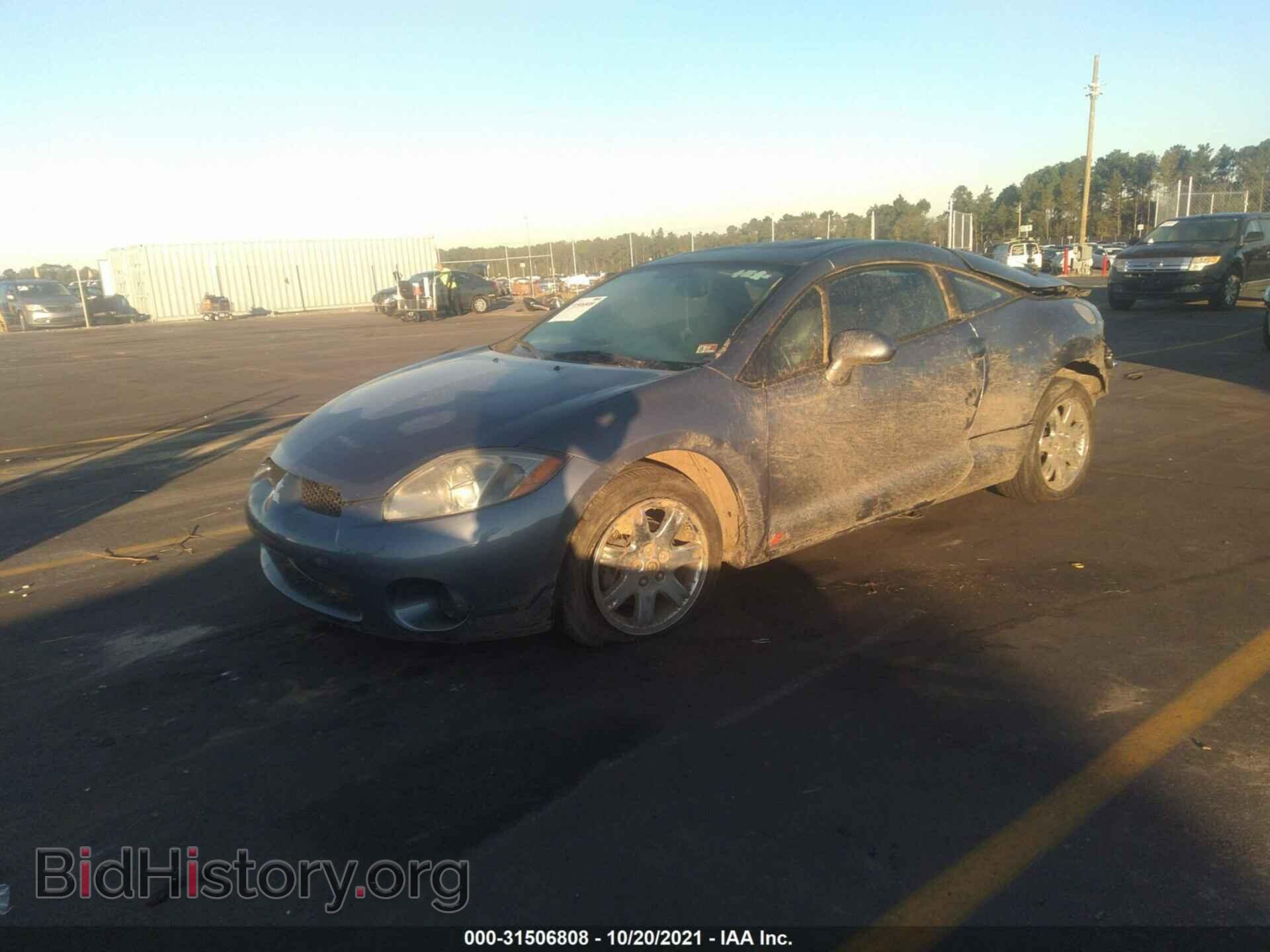 2007 MITSUBISHI ECLIPSE - VIN: 4A3AK24F07E018694 - Фото 2
