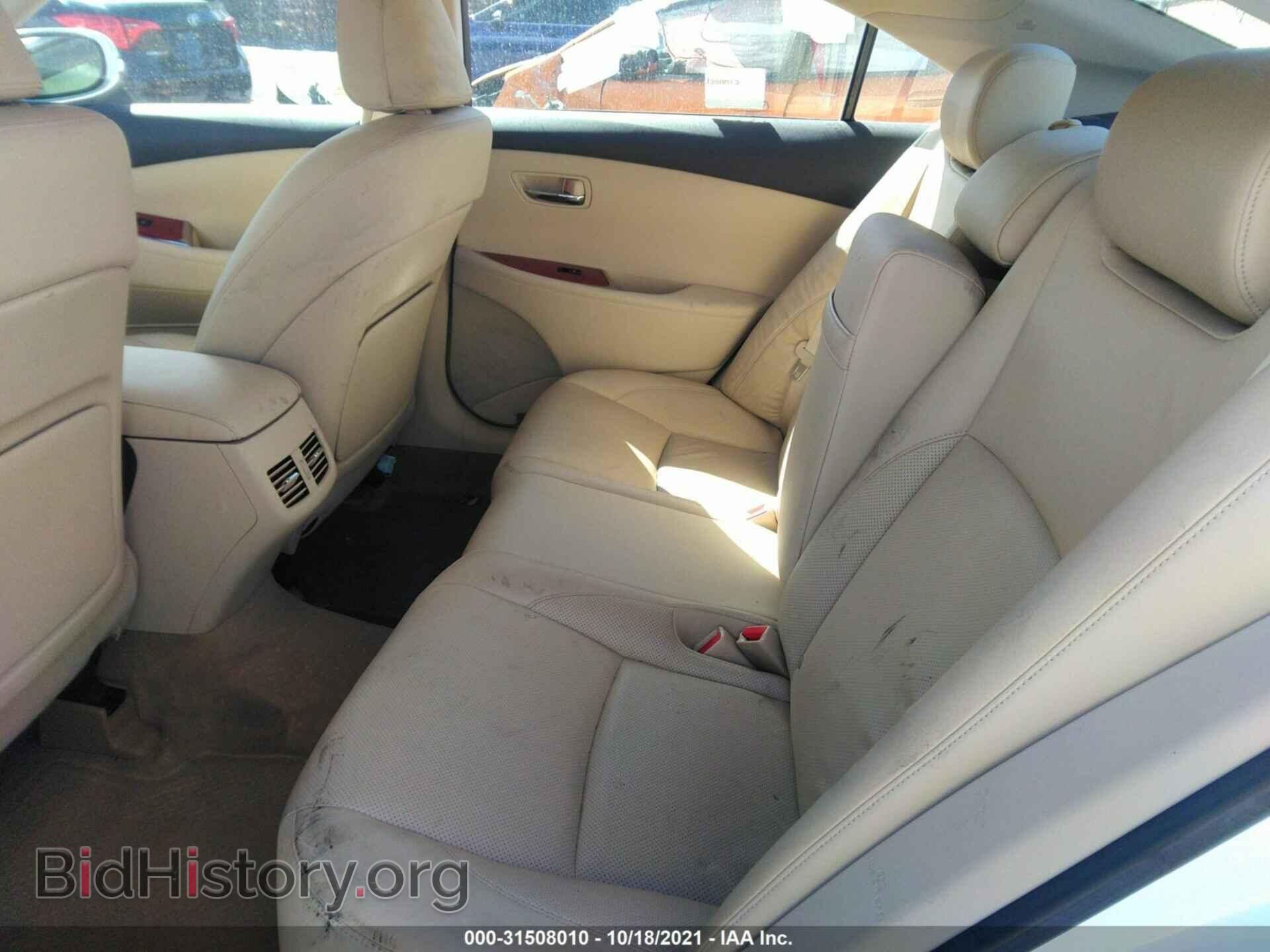 2010 LEXUS ES 350 - VIN: JTHBK1EG0A2360467 - Фото 8