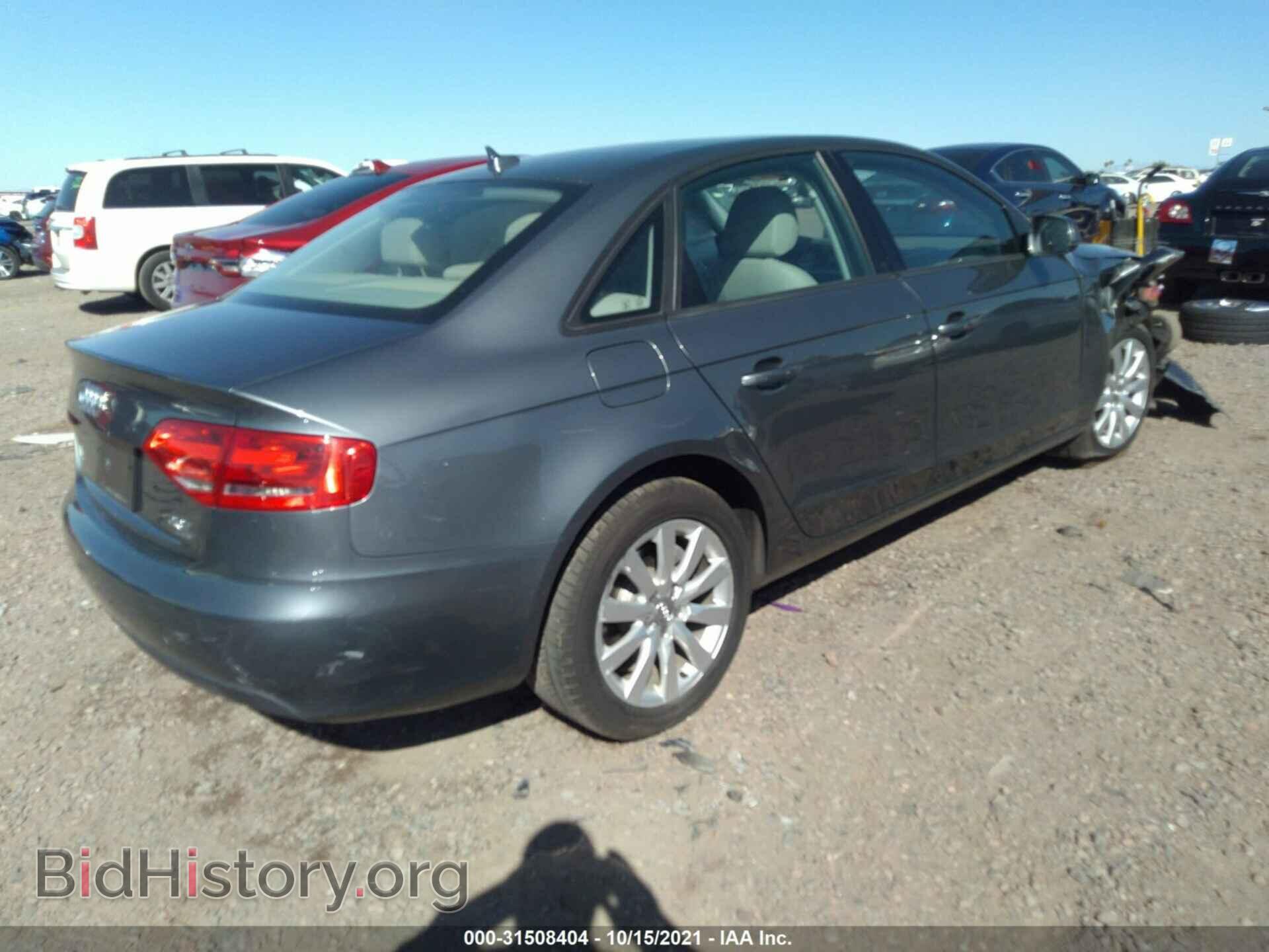 2012 AUDI A4 - VIN: WAUBFAFL2CA081934 - Photo 4