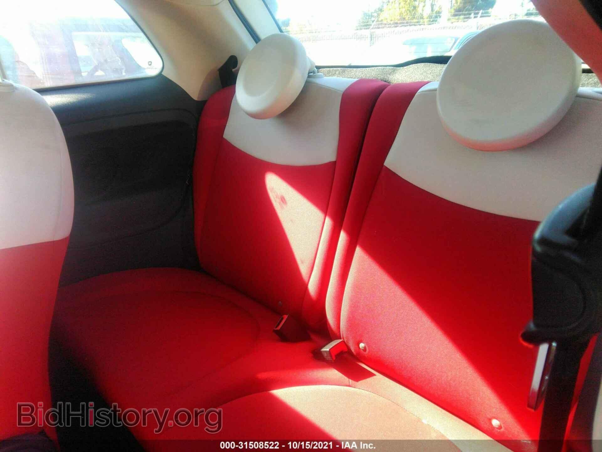 2012 FIAT 500 - VIN: 3C3CFFAR6CT340289 - Фото 8