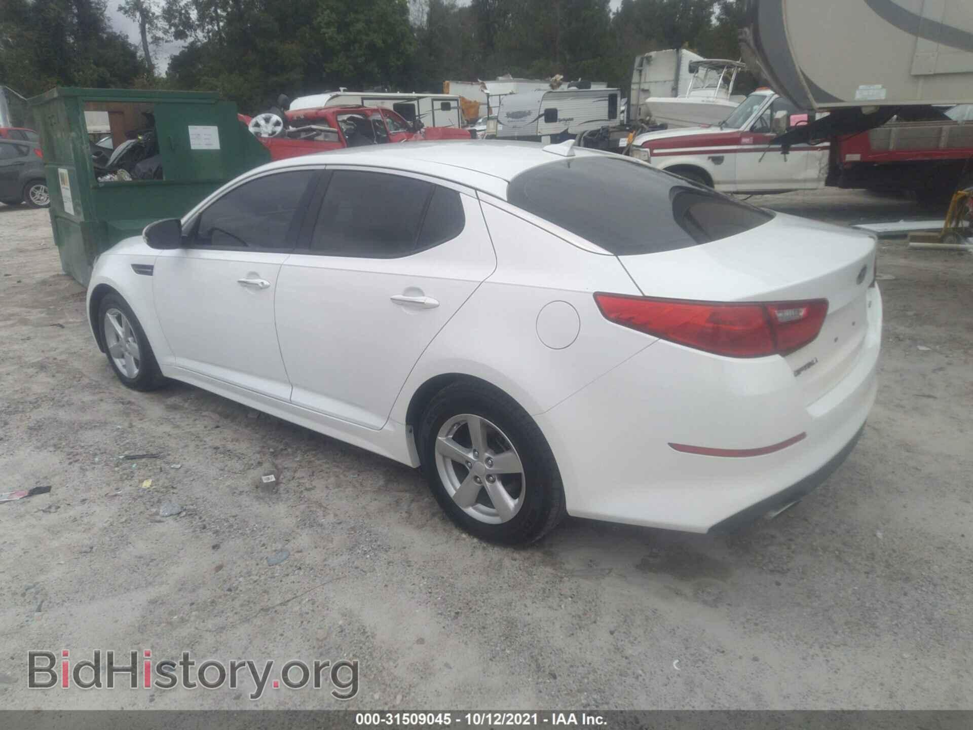 2015 KIA OPTIMA - VIN: KNAGM4A73F5648527 - Photo 3
