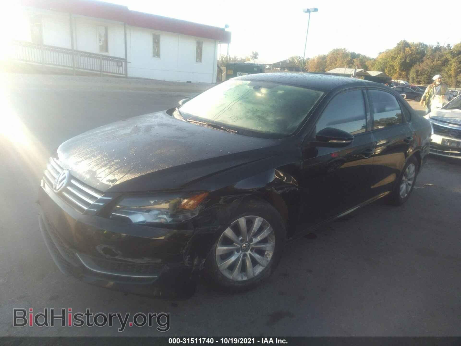 2012 VOLKSWAGEN PASSAT - VIN: 1VWAP7A3XCC071076 - Фото 2