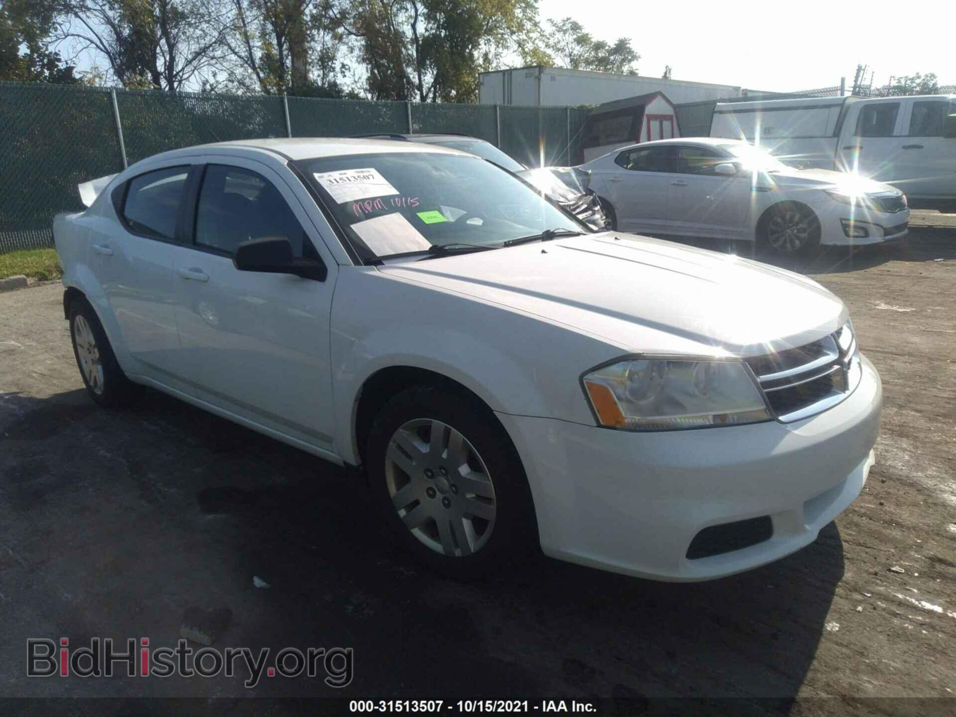 Photo 1C3CDZAB6DN729820 - DODGE AVENGER 2013