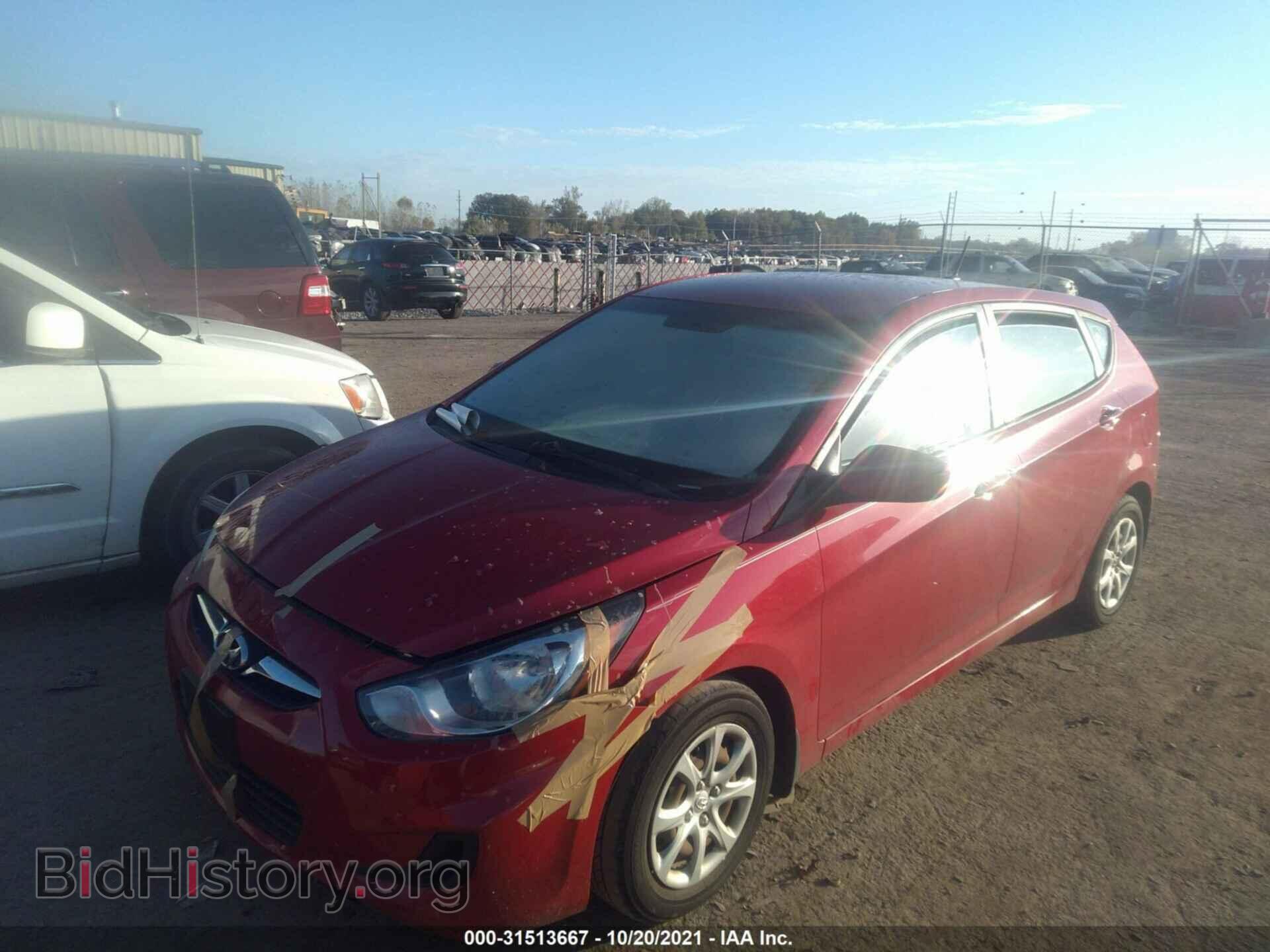 2012 HYUNDAI ACCENT - VIN: KMHCT5AE7CU015633 - Фото 2
