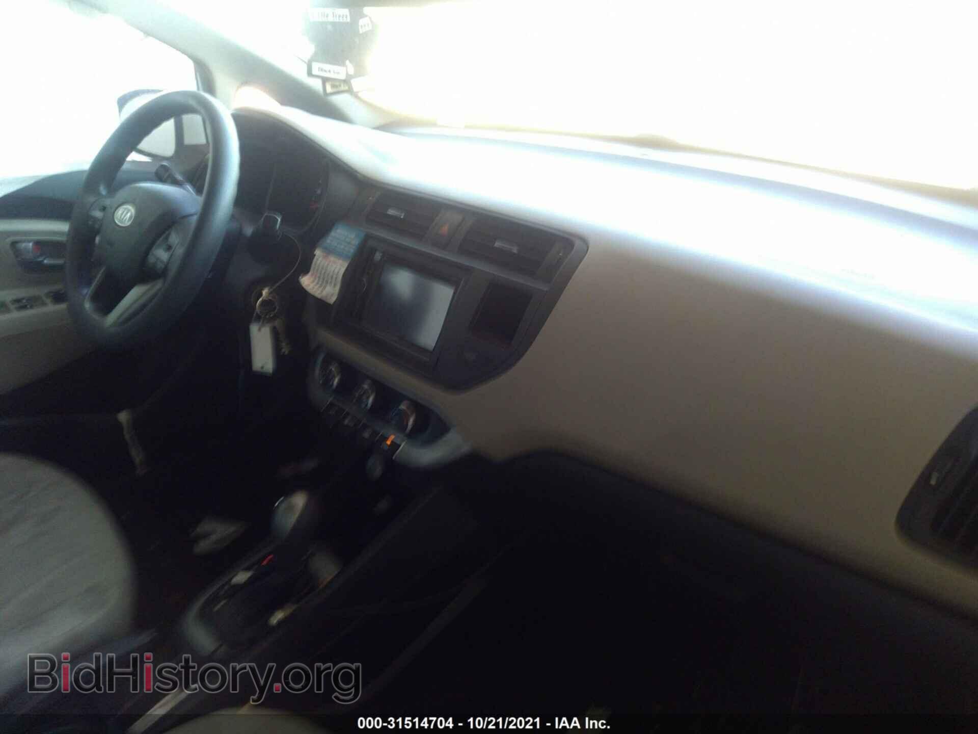 2012 KIA RIO - VIN: KNADM5A34C6093230 - Фото 5