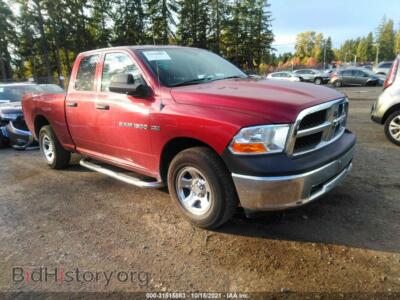2012 RAM 1500 ST, красный — VIN 1C6RD7FT6CS322146, IAAI