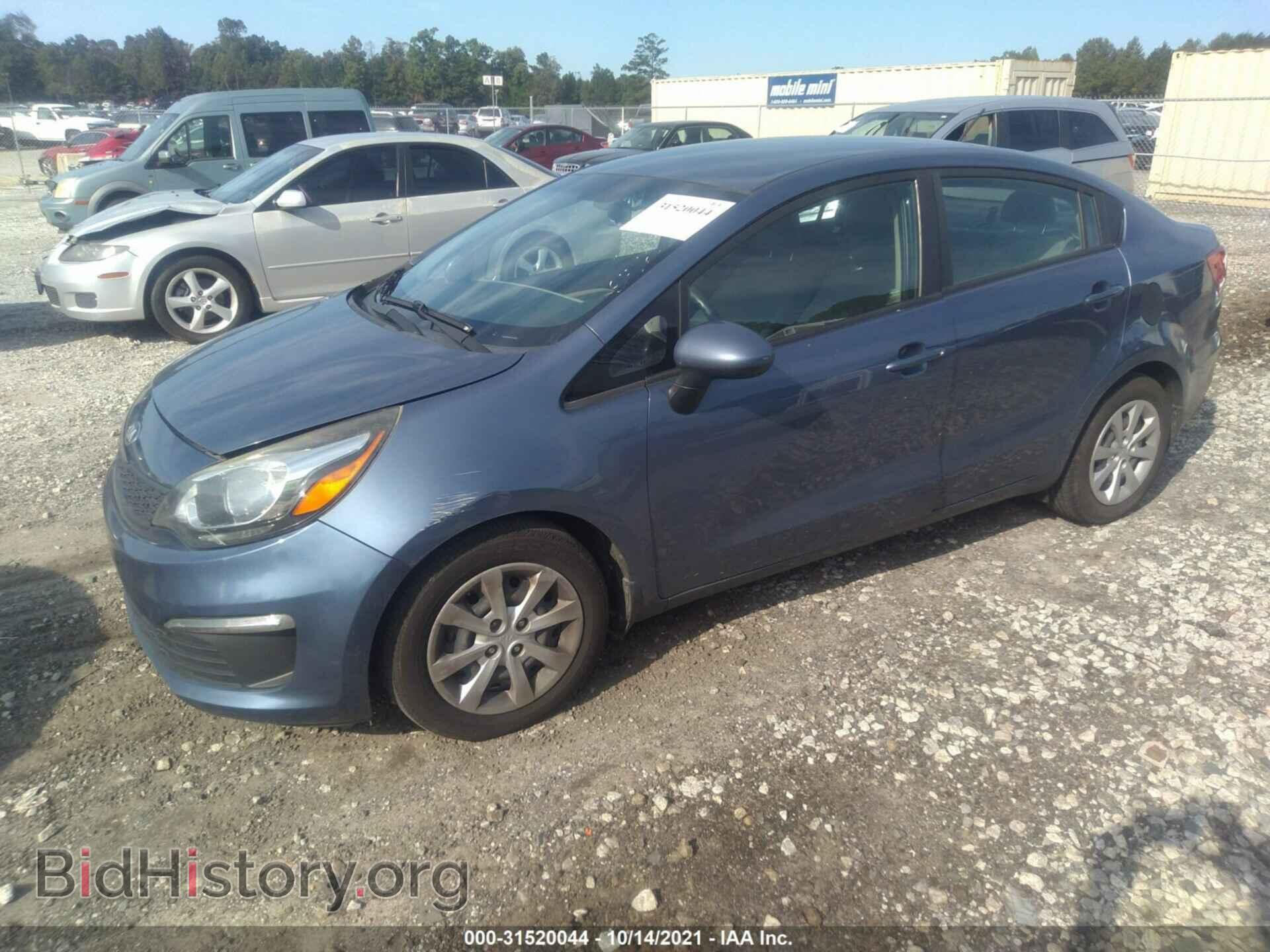 2016 KIA RIO - VIN: KNADM4A34G6682116 - Фото 2