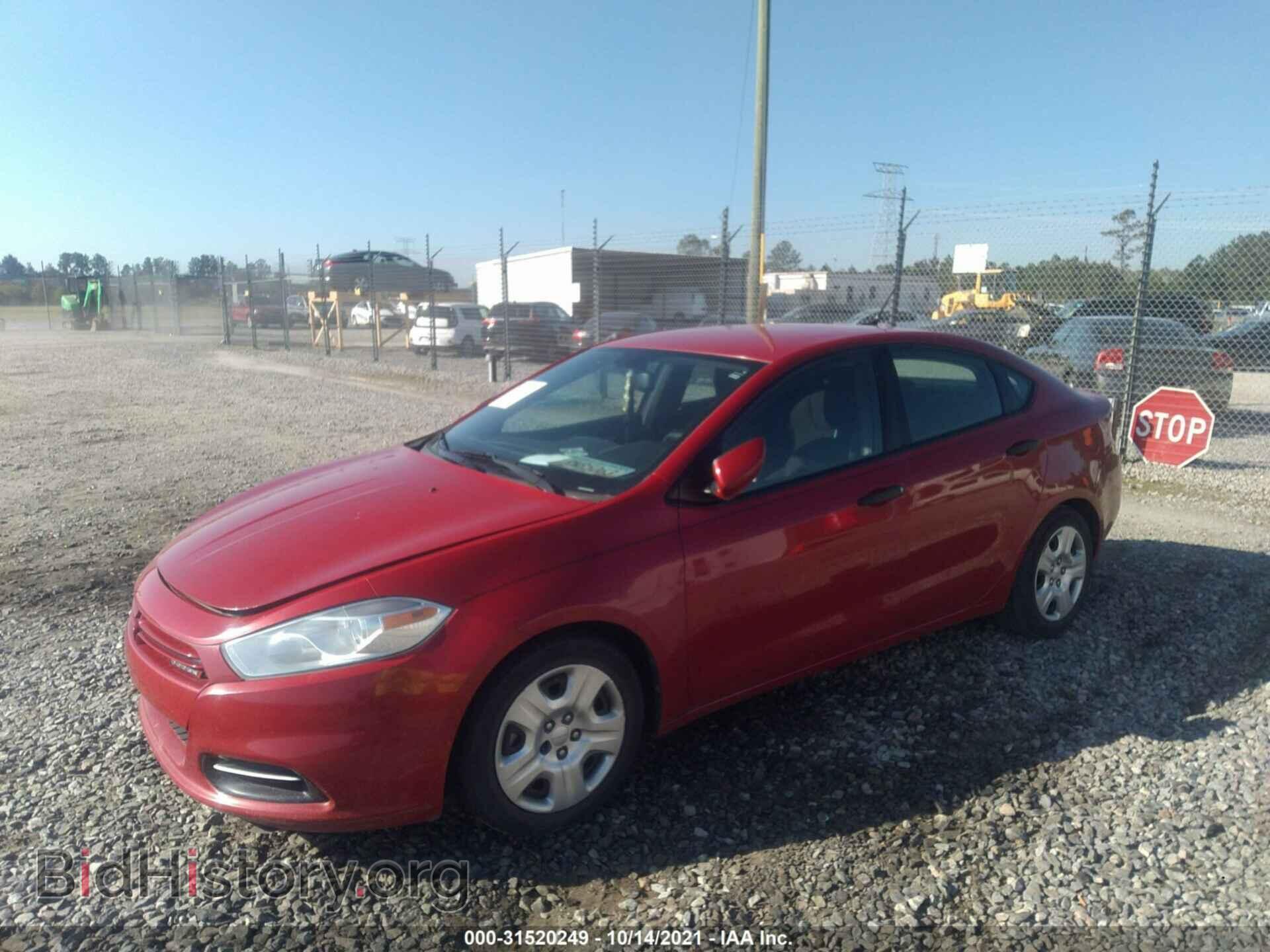 2013 DODGE DART - VIN: 1C3CDFAA3DD285226 - Фото 2