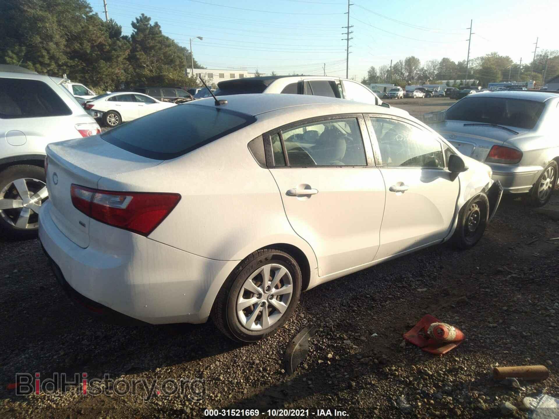 2014 KIA RIO - VIN: KNADM4A33E6370754 - Фото 4