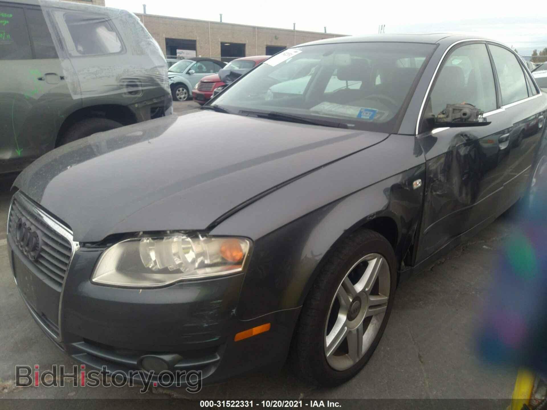 2006 AUDI A4 - VIN: WAUAF78E76A272587 - Фото 2