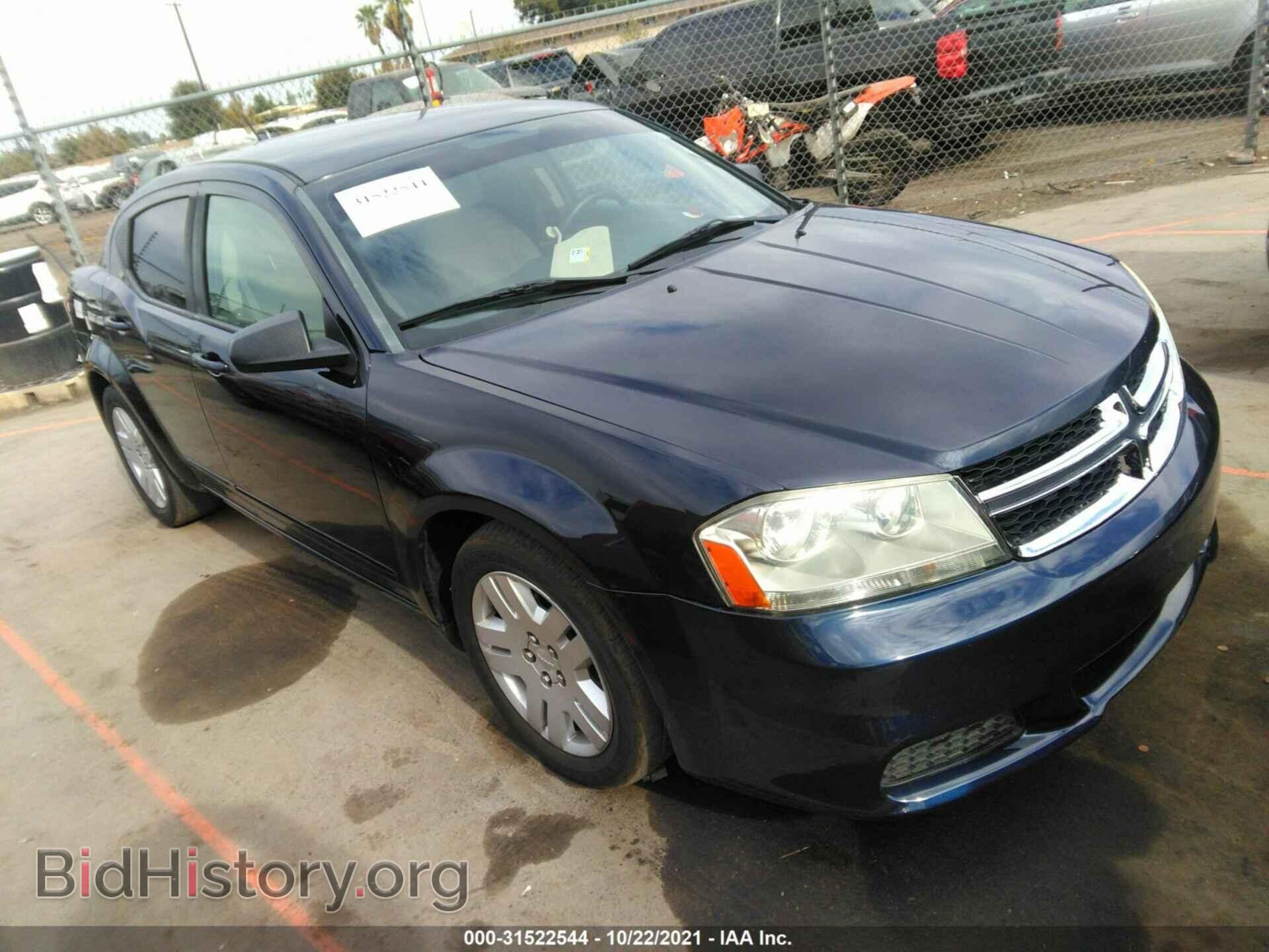 Photo 1C3CDZAG3CN327733 - DODGE AVENGER 2012