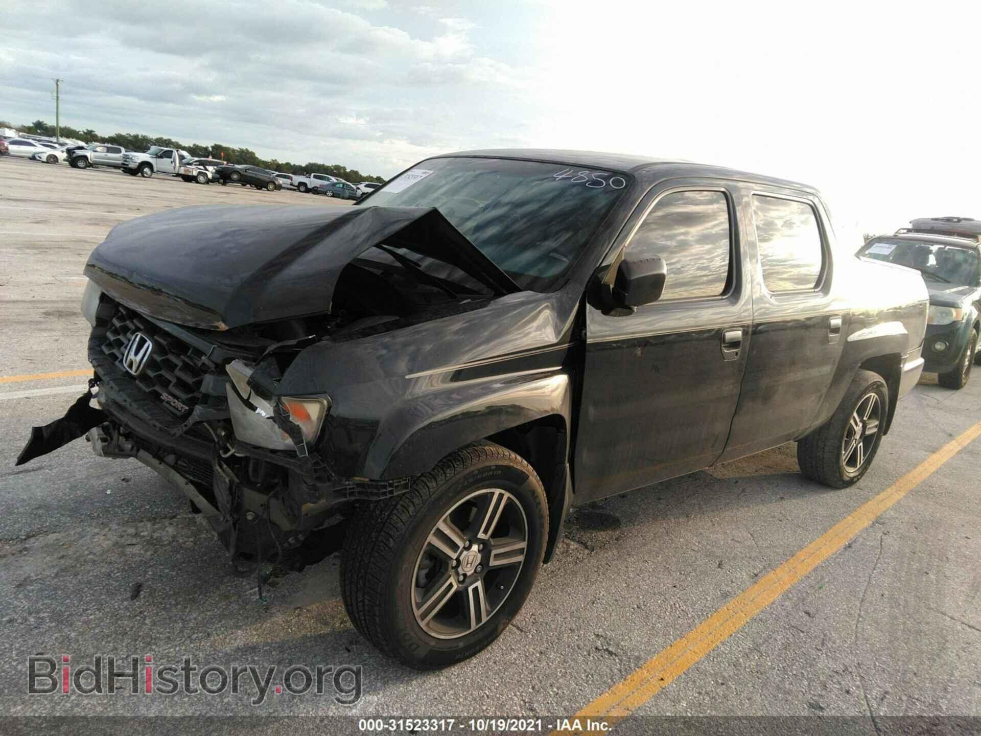 2012 HONDA RIDGELINE - VIN: 5FPYK1F77CB454850 - Фото 2