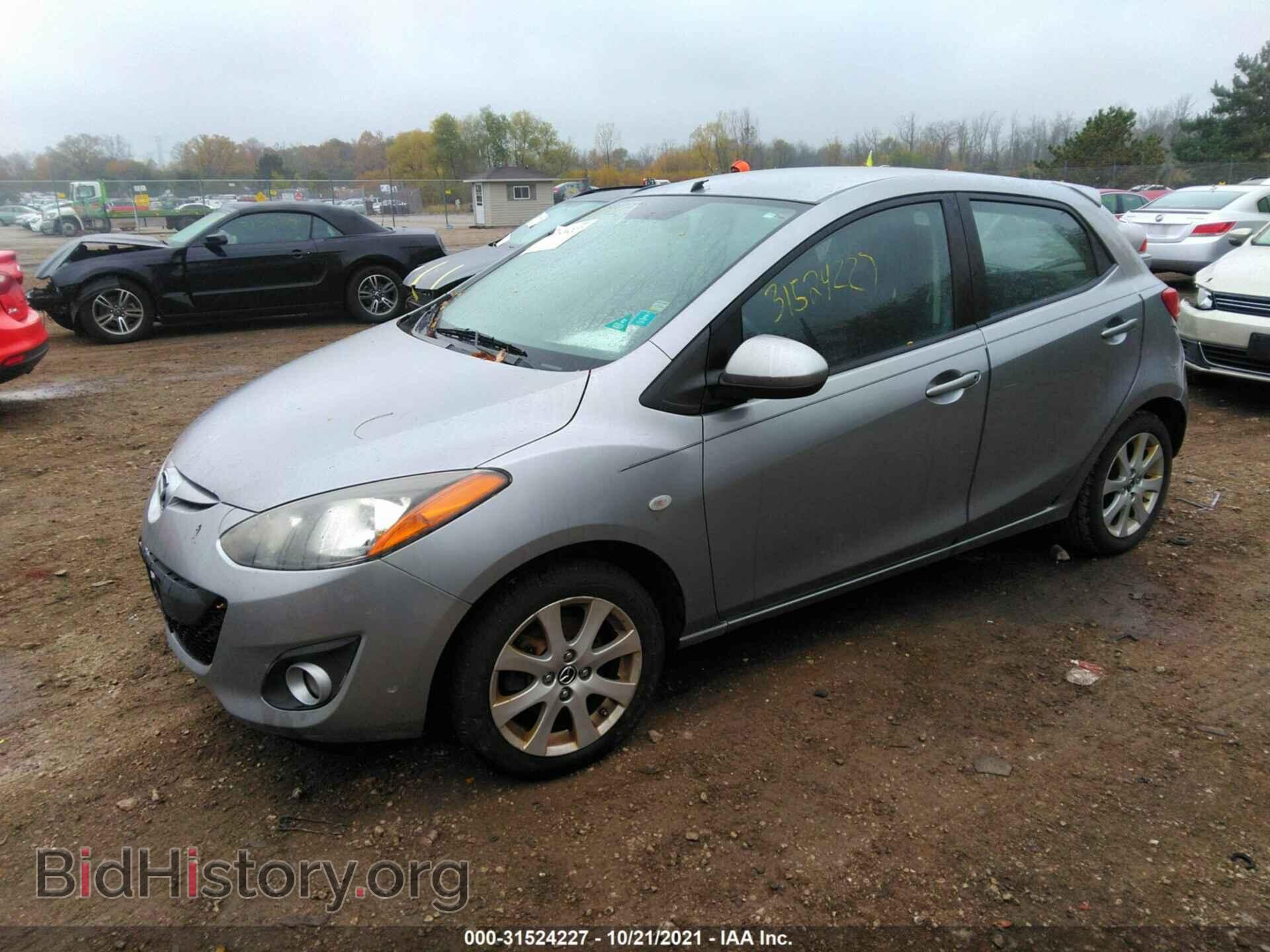 2013 MAZDA MAZDA2 - VIN: JM1DE1LY1D0158718 - Фото 2