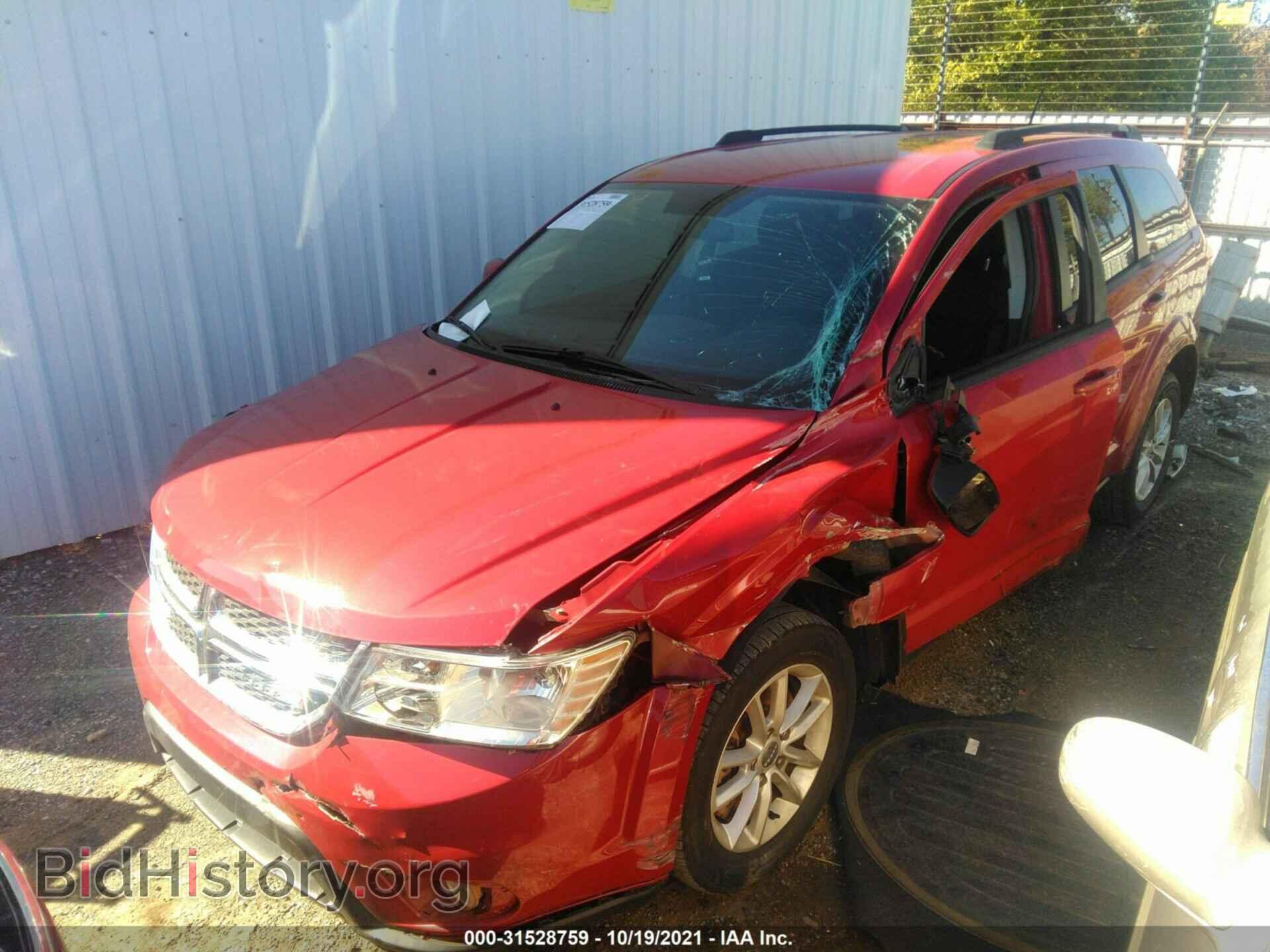 2014 DODGE JOURNEY - VIN: 3C4PDCBB0ET223524 - Фото 2