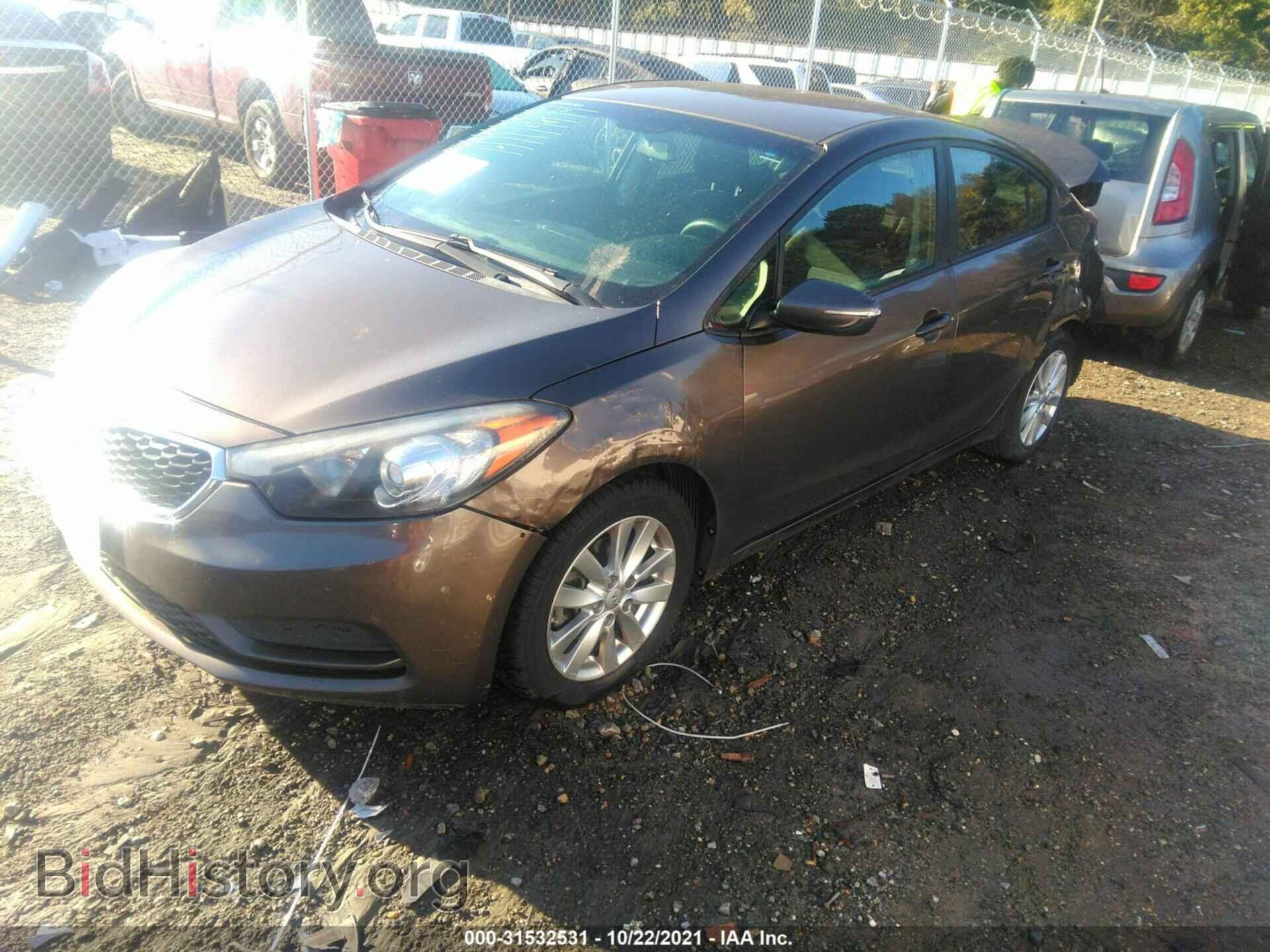 2014 KIA FORTE - VIN: KNAFX4A67E5092313 - Фото 2