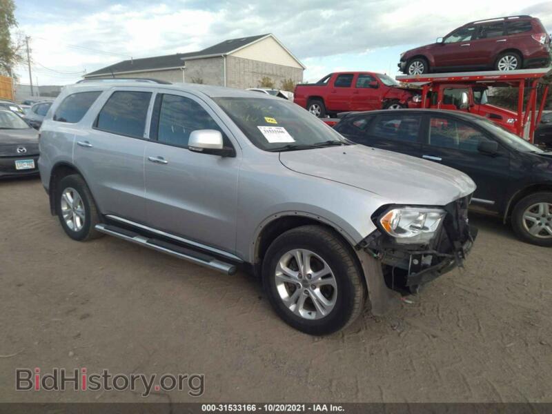 2013 Dodge DURANGO Crew (VIN 1C4RDJDG1DC564849) — photo 1 of 11, IAAI, damage: front end