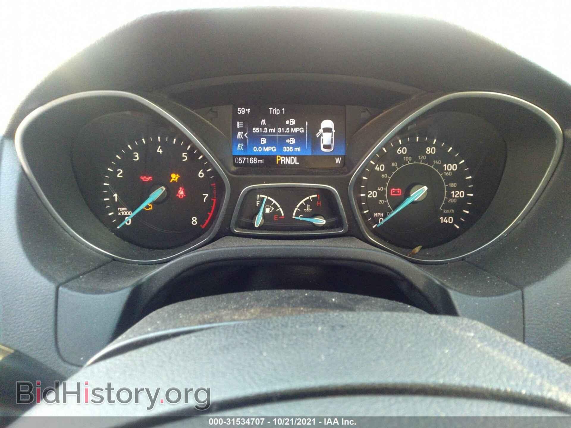 2017 FORD FOCUS - VIN: 1FADP3F25HL215557 - Фото 7