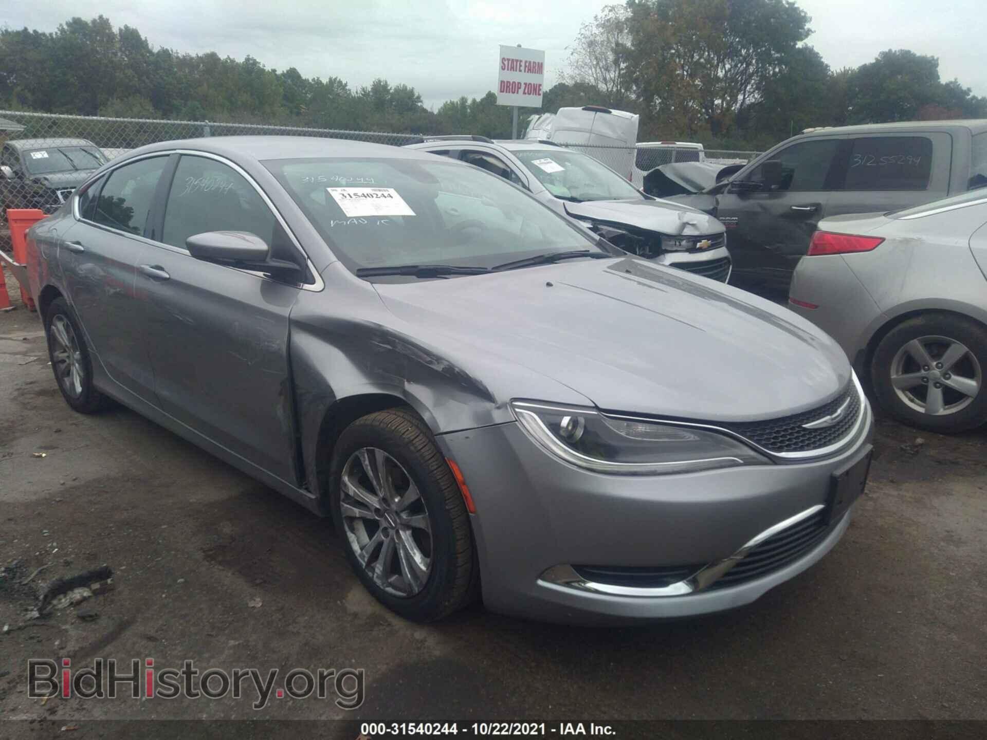 Фотография 1C3CCCAB3FN596243 - CHRYSLER 200 2015