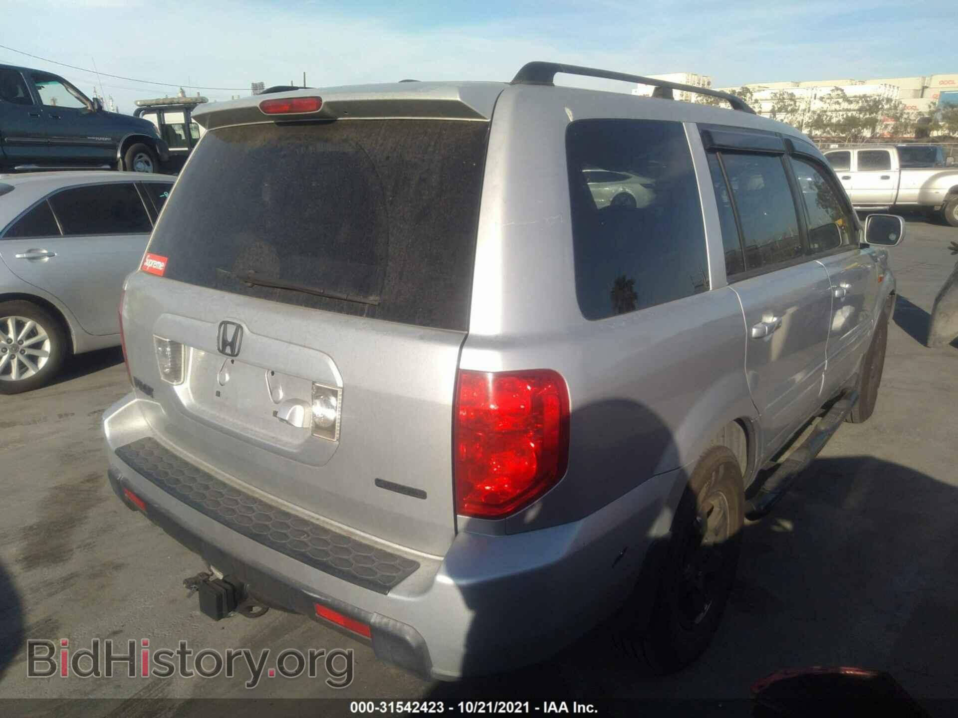2006 HONDA PILOT - VIN: 2HKYF18756H548841 - Фото 4