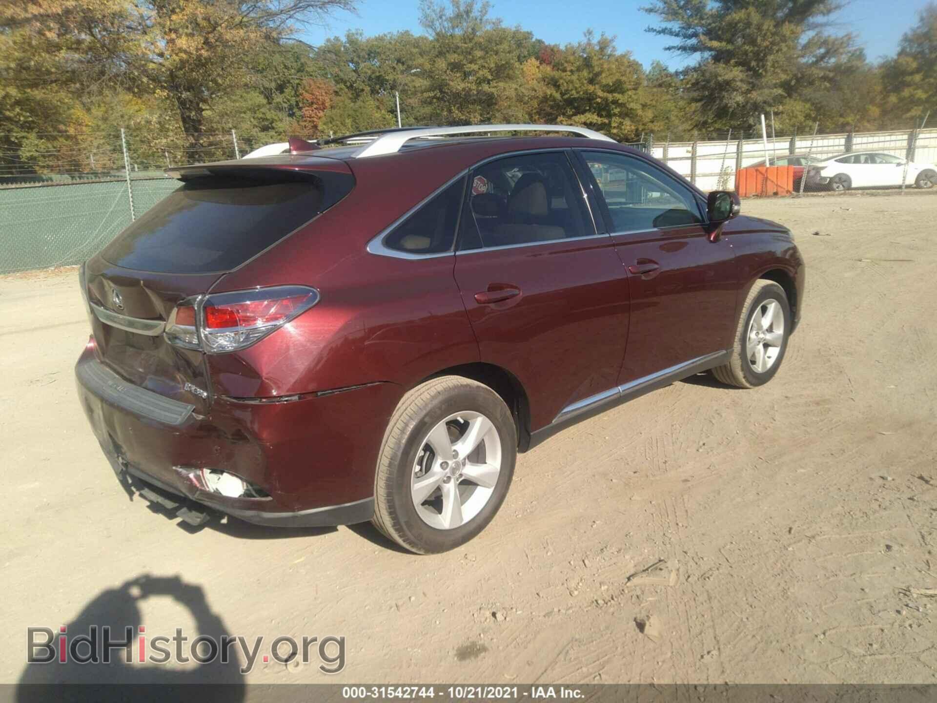 2014 LEXUS RX 350 - VIN: 2T2BK1BA7EC245076 - Фото 4