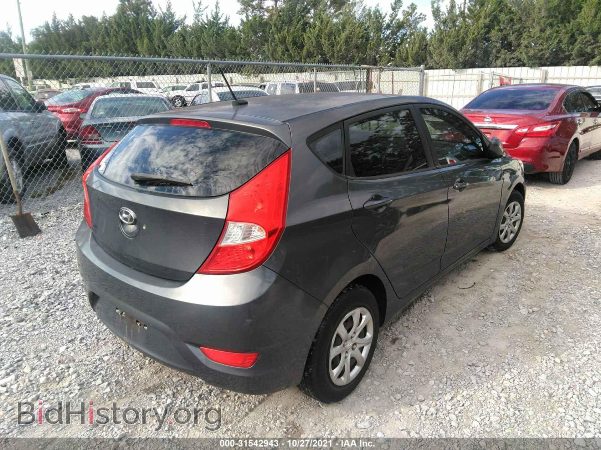 2012 HYUNDAI ACCENT - VIN: KMHCT5AE1CU018656 - Фото 4