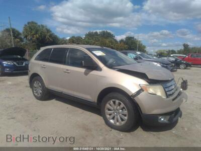 2007 Ford EDGE SEL Plus, золотистый — VIN 2FMDK39C97BB04842, IAAI