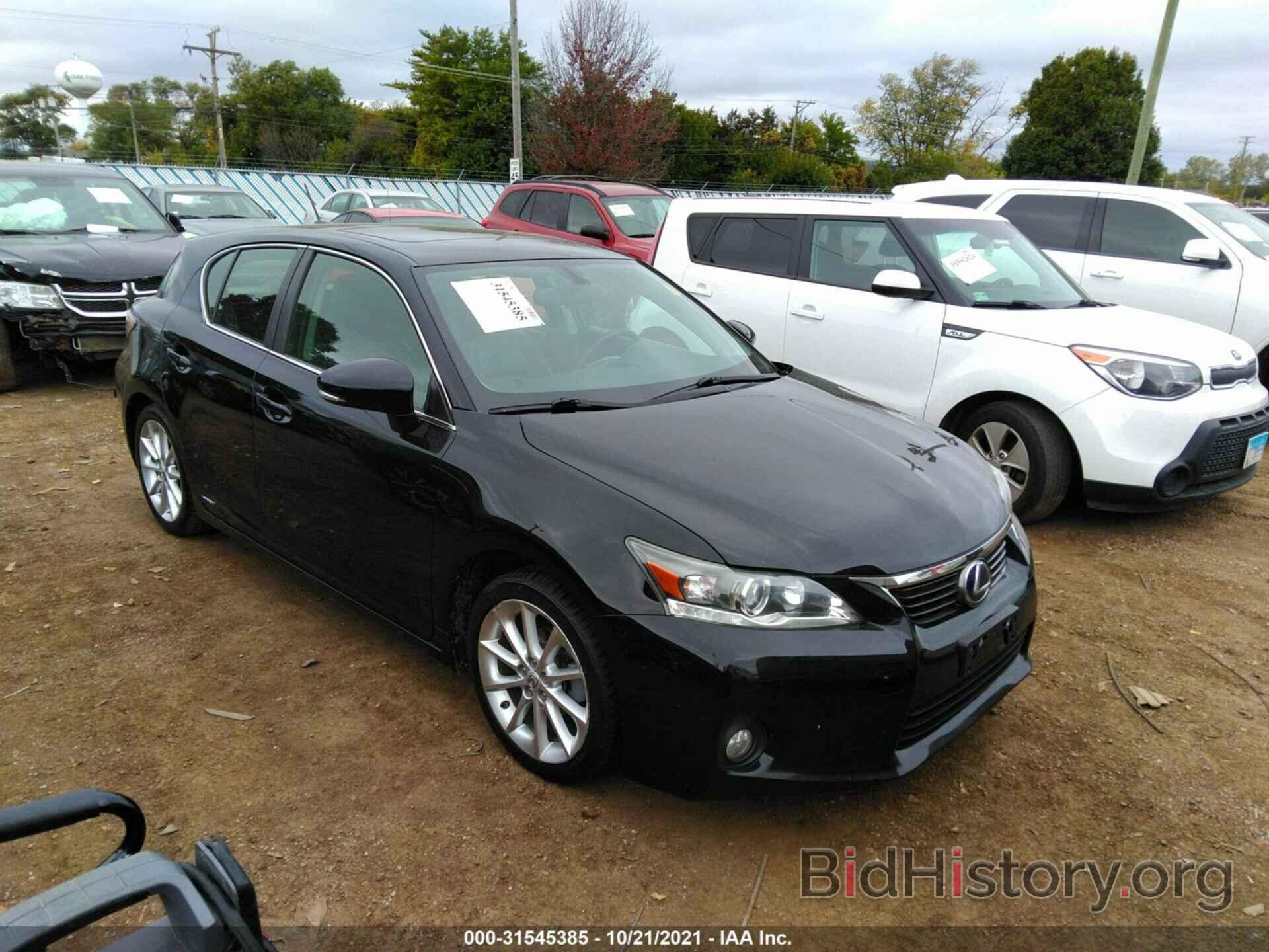 Photo JTHKD5BHXC2100742 - LEXUS CT 200H 2012