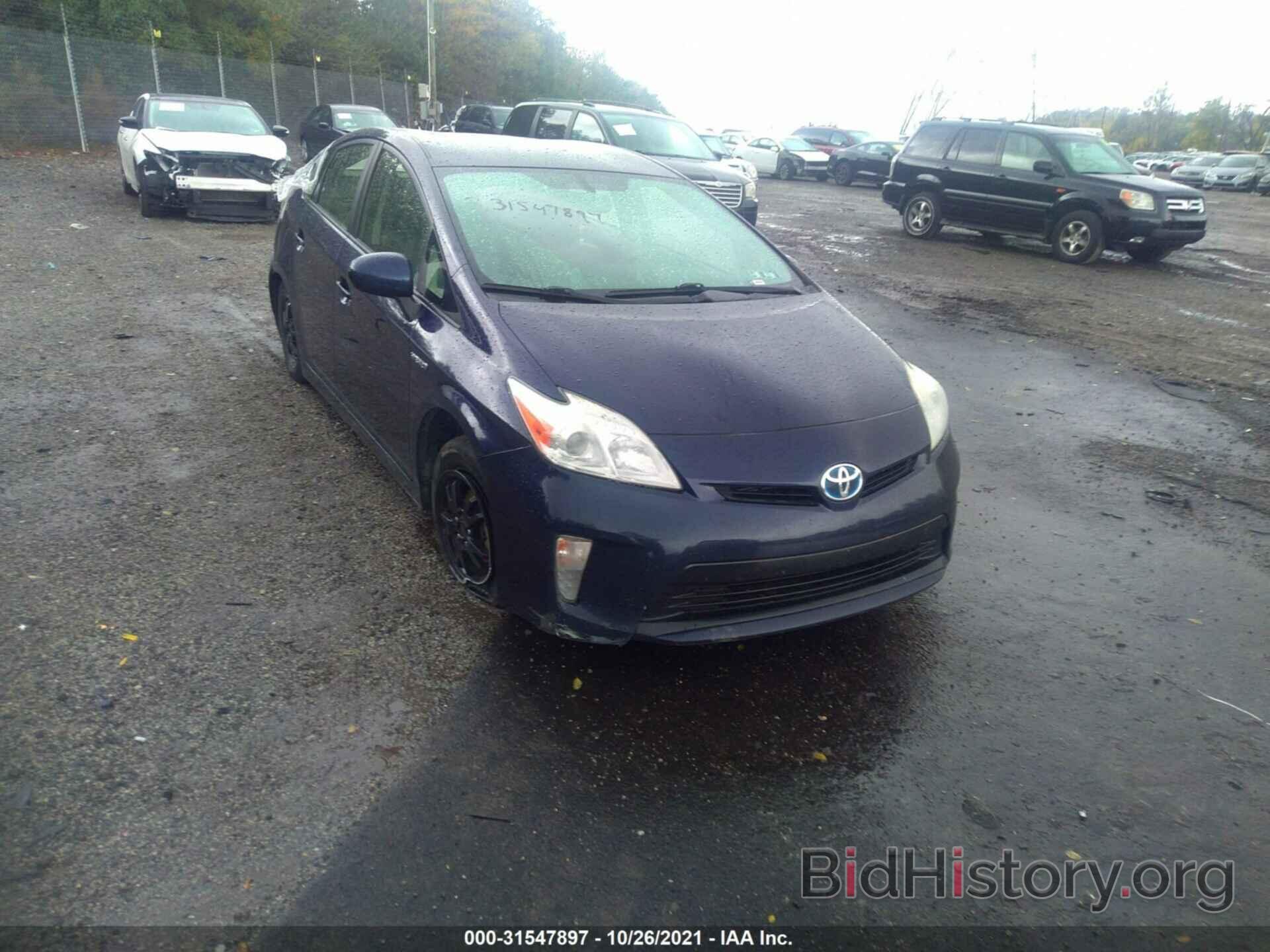 Photo JTDKN3DU4D0353467 - TOYOTA PRIUS 2013