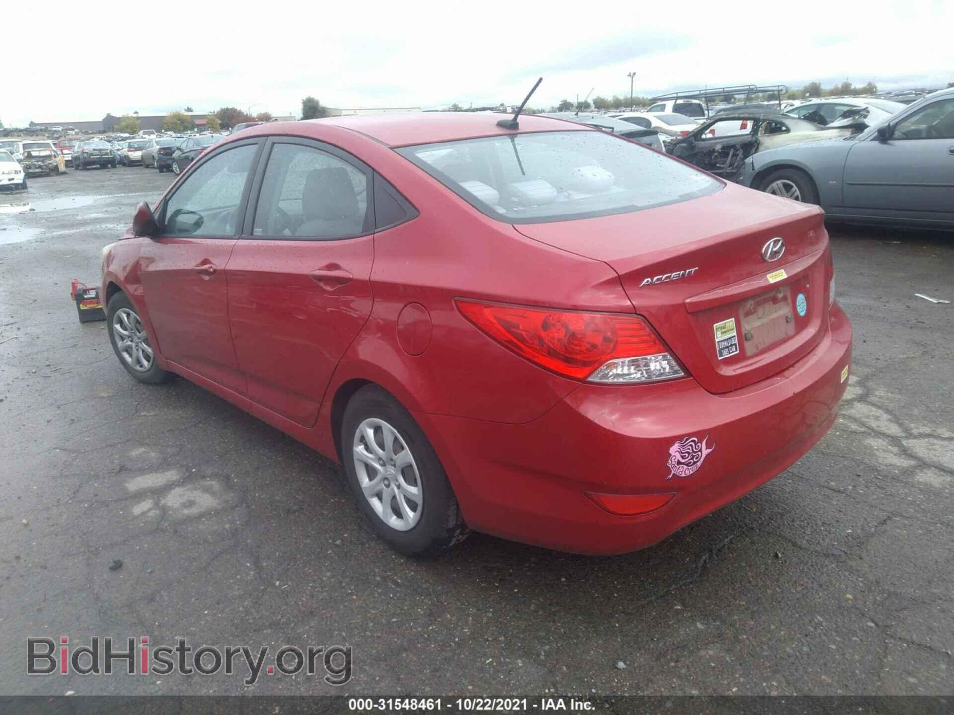 2013 HYUNDAI ACCENT - VIN: KMHCT4AE1DU387867 - Фото 3