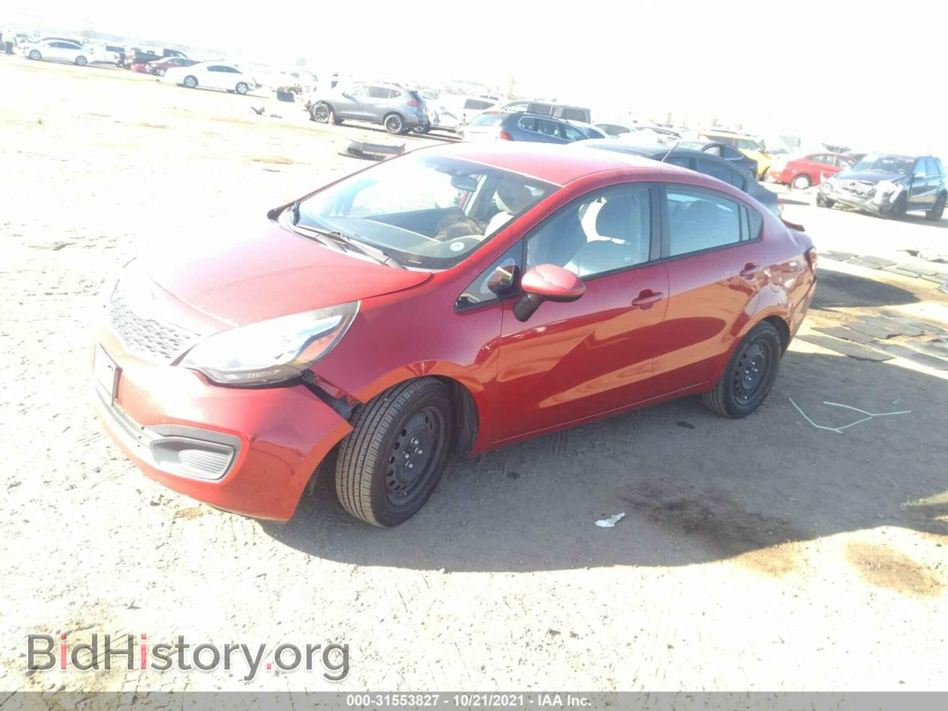 2014 KIA RIO - VIN: KNADM4A38E6386304 - Фото 2