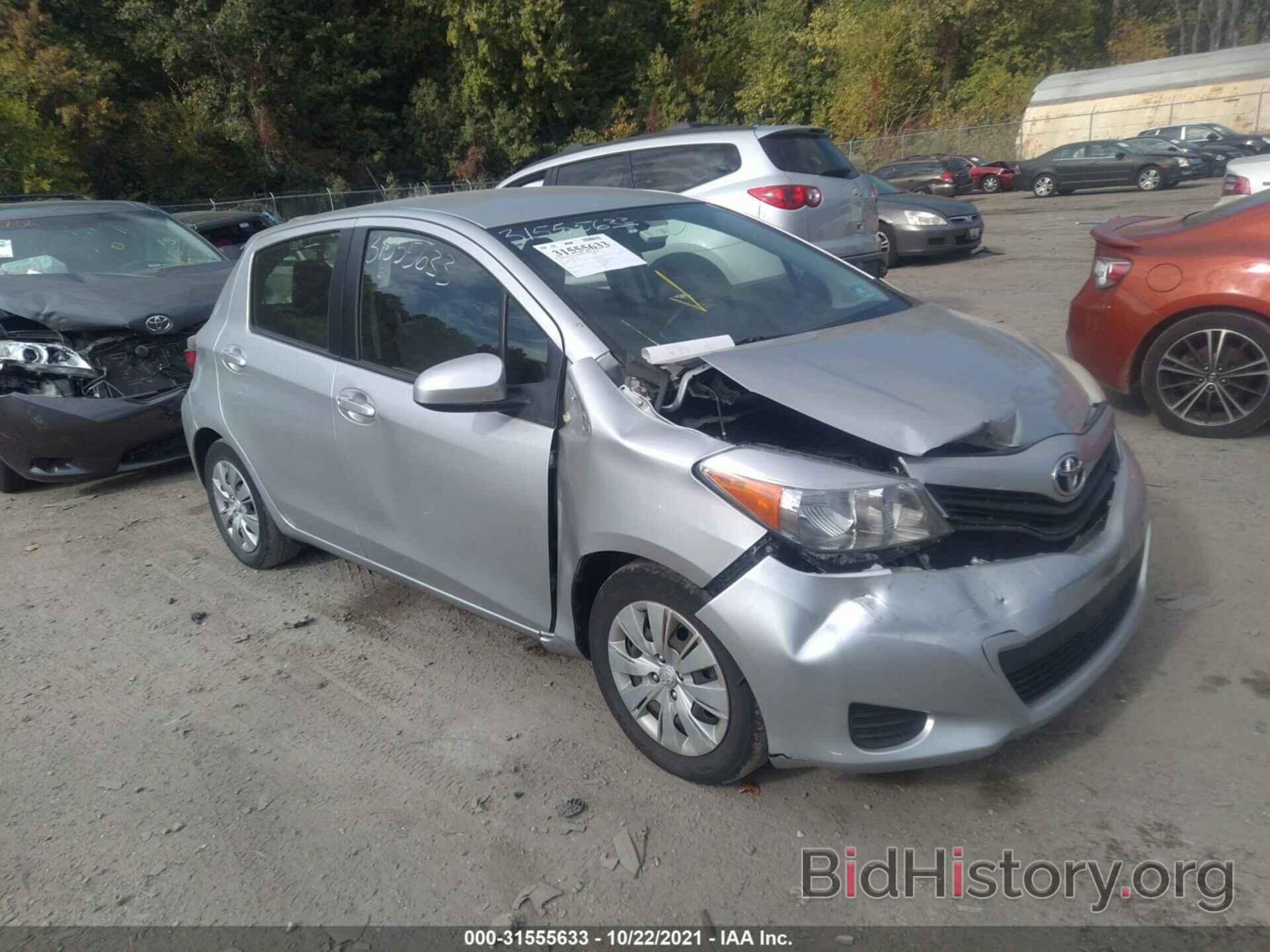 Photo JTDKTUD33CD530763 - TOYOTA YARIS 2012