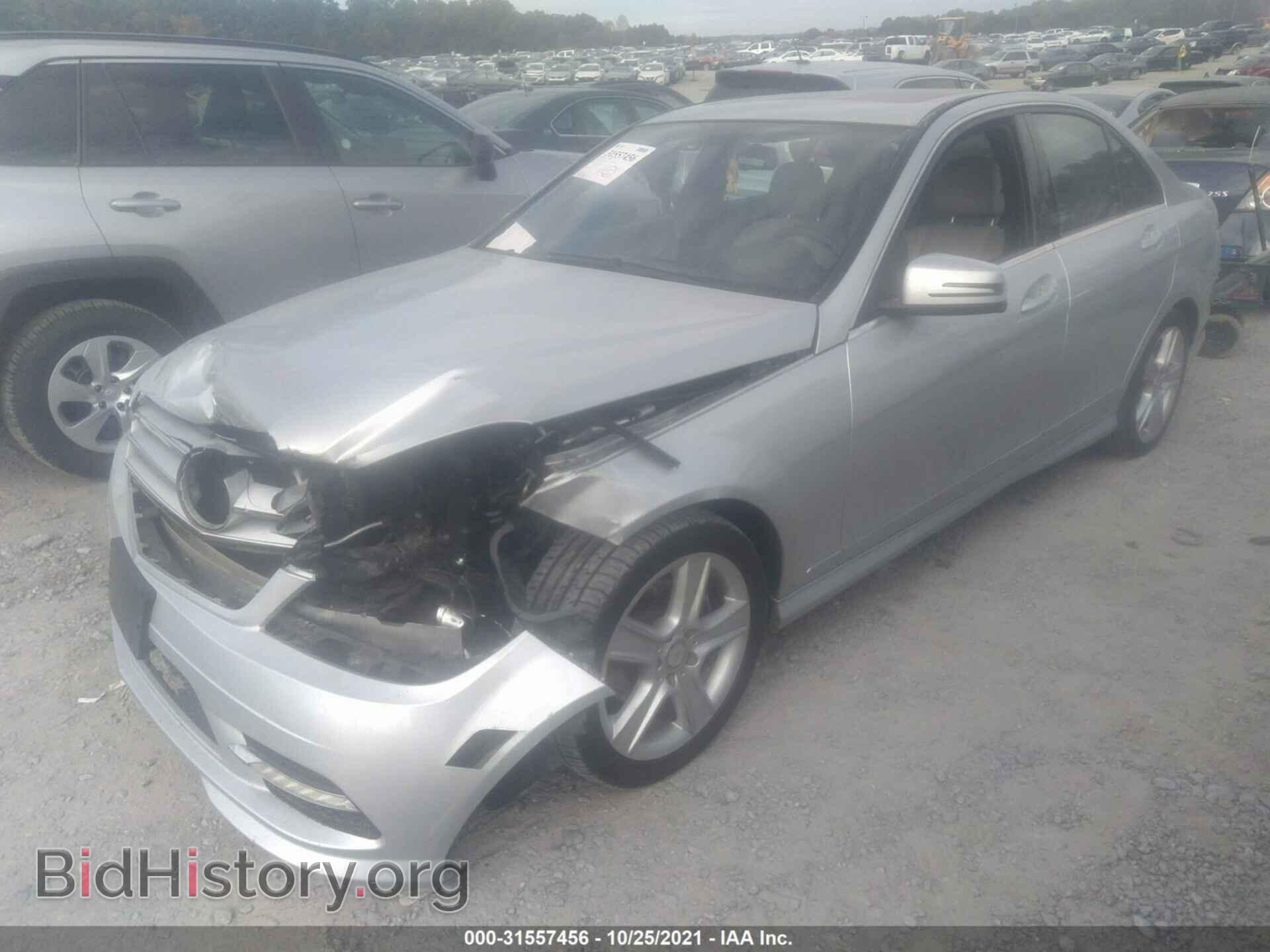 2011 MERCEDES-BENZ C-CLASS - VIN: WDDGF5EB5BA512604 - Фото 2