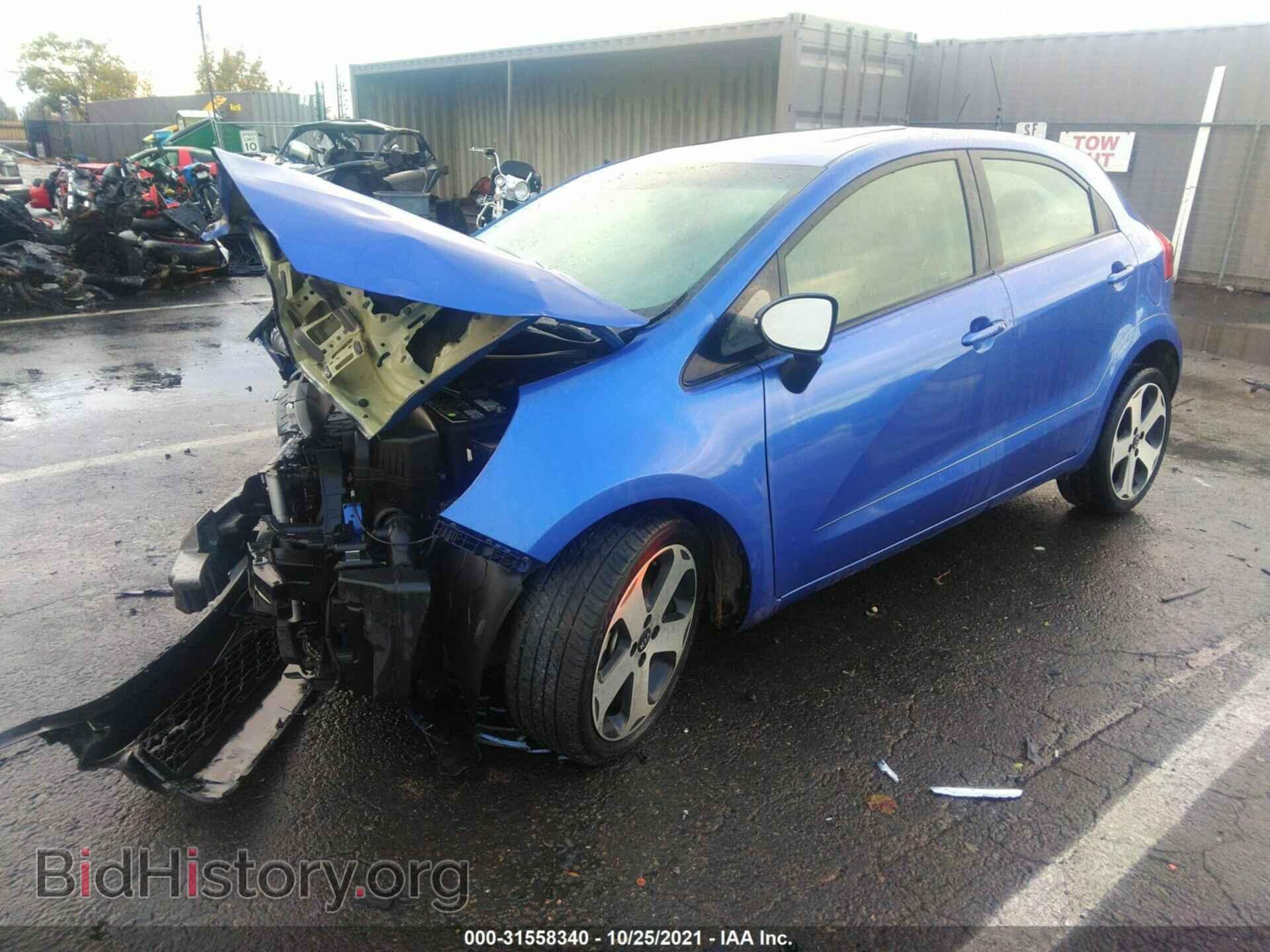 2013 KIA RIO - VIN: KNADN5A32D6209538 - Фото 2