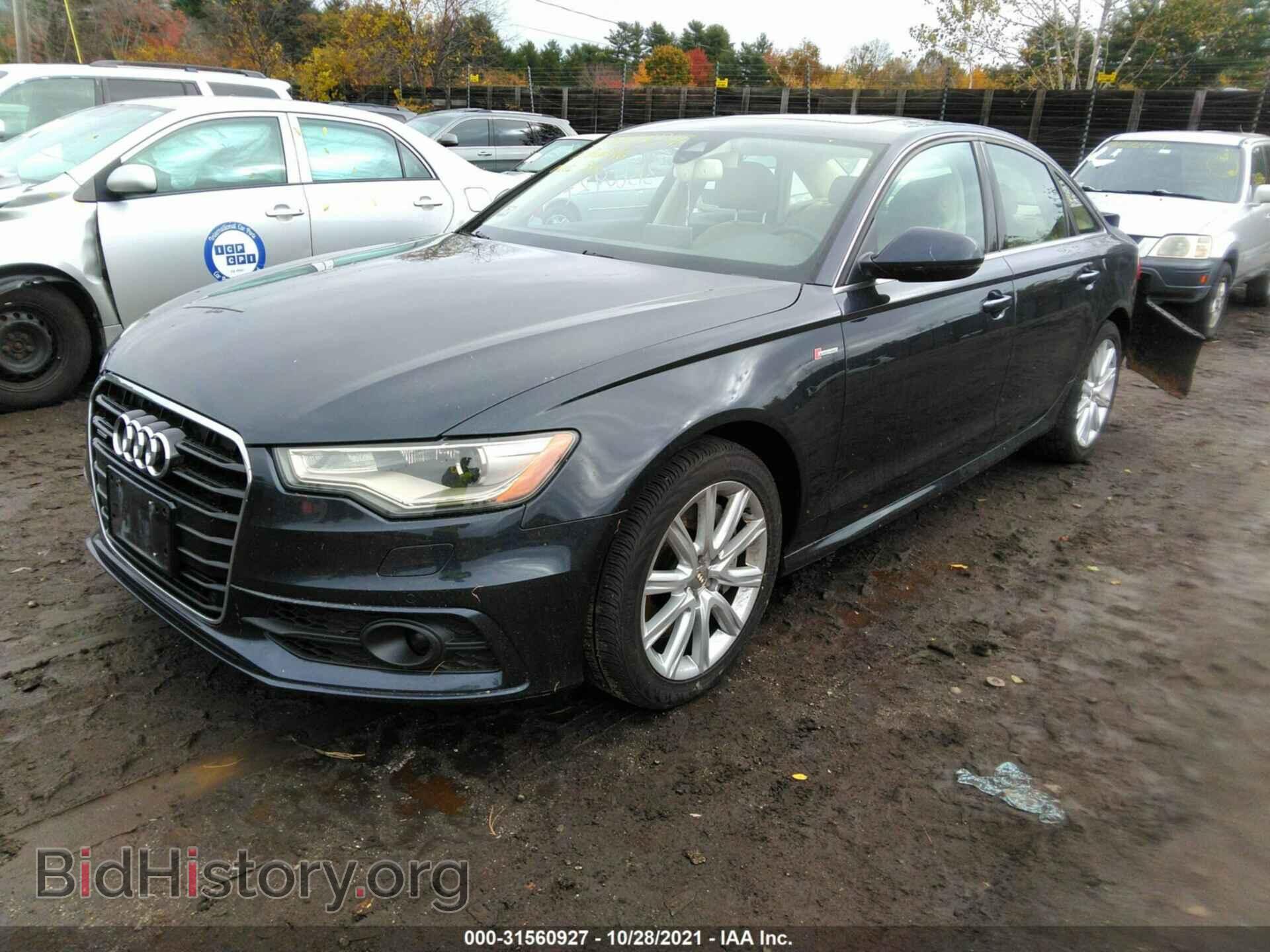2012 AUDI A6 - VIN: WAUHGAFC8CN134622 - Фото 2