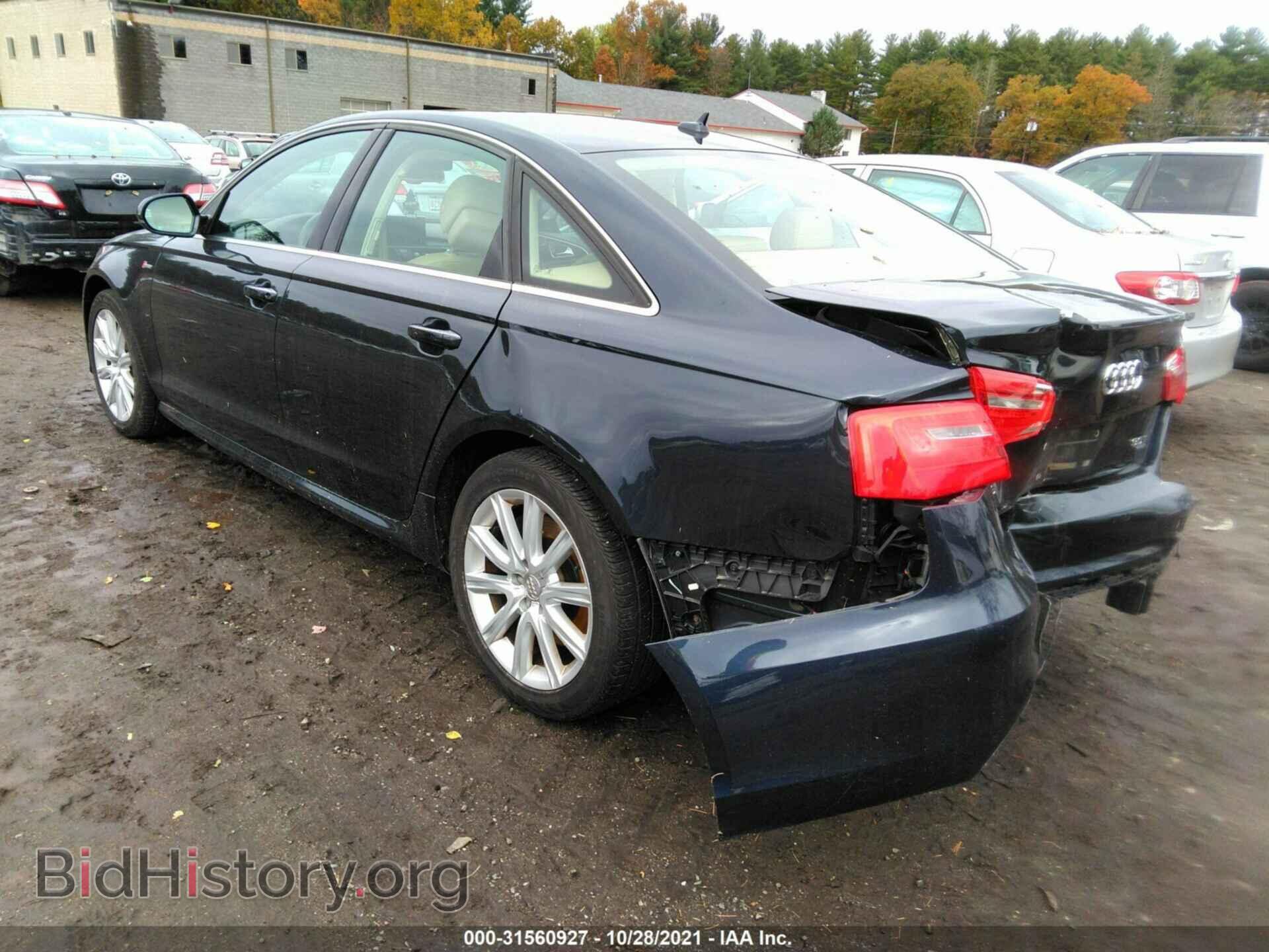 2012 AUDI A6 - VIN: WAUHGAFC8CN134622 - Фото 3