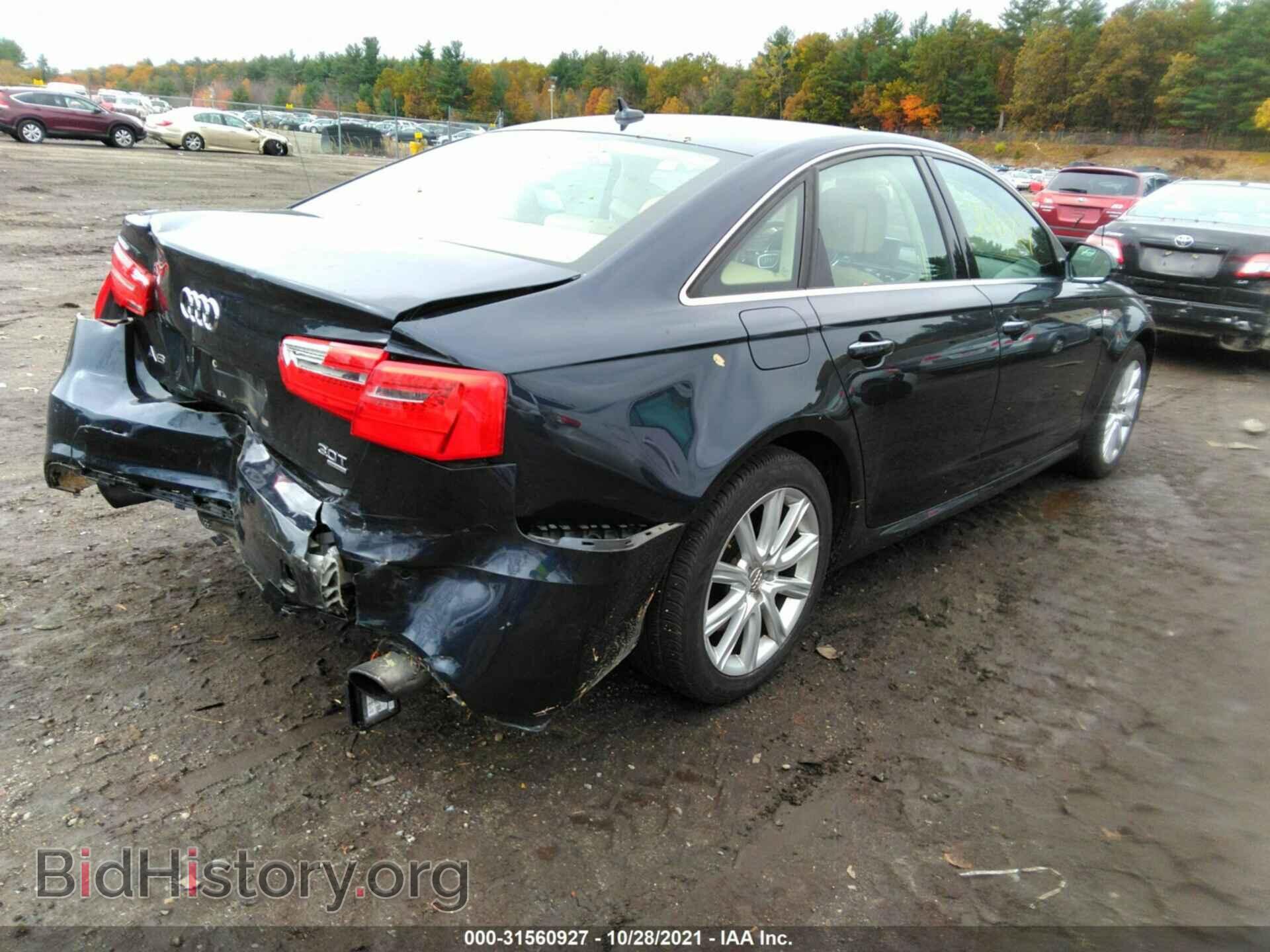 2012 AUDI A6 - VIN: WAUHGAFC8CN134622 - Фото 4