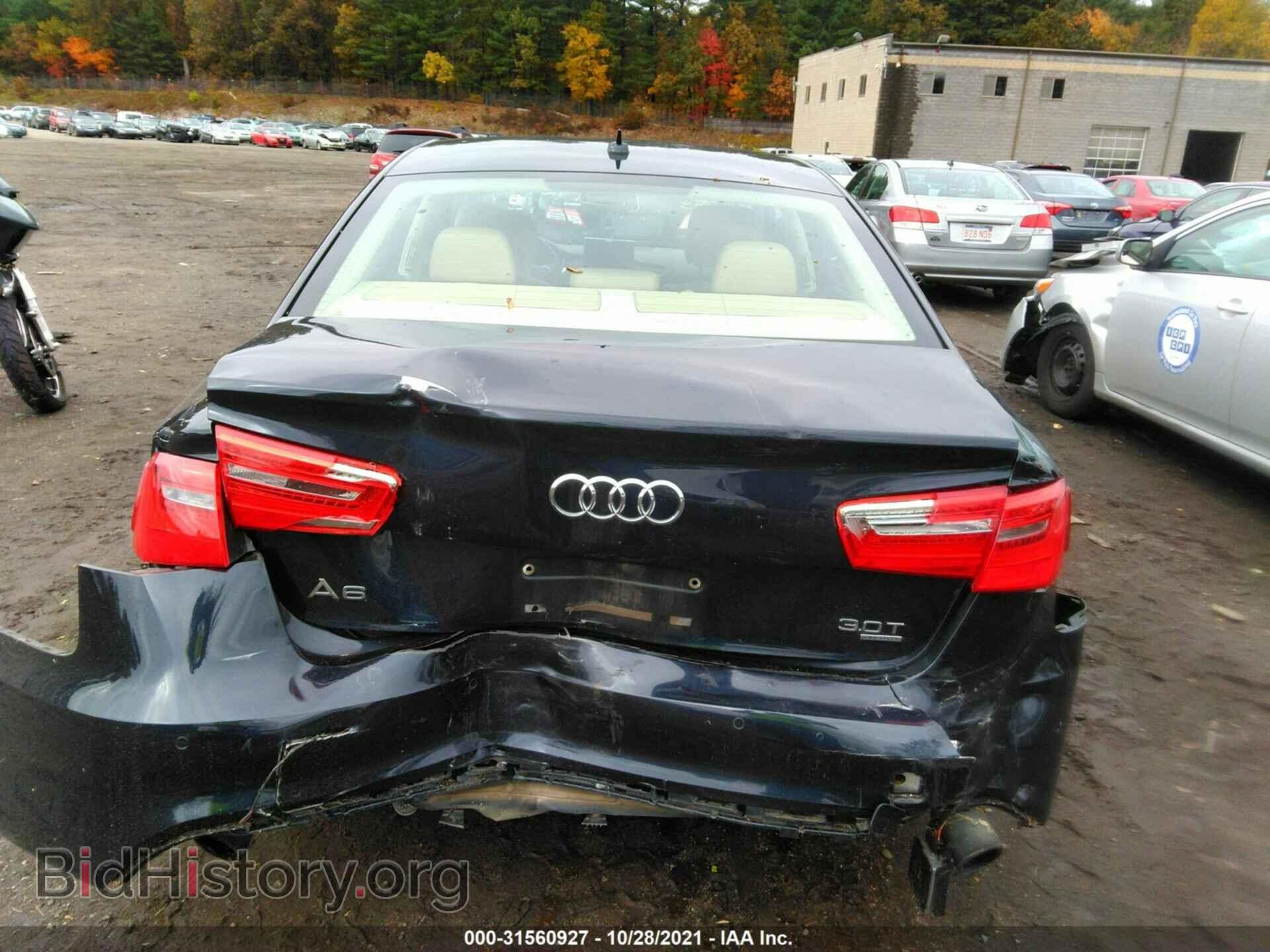 2012 AUDI A6 - VIN: WAUHGAFC8CN134622 - Фото 6