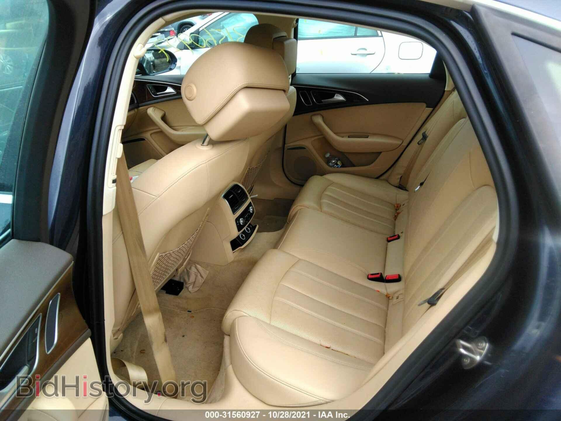 2012 AUDI A6 - VIN: WAUHGAFC8CN134622 - Фото 8