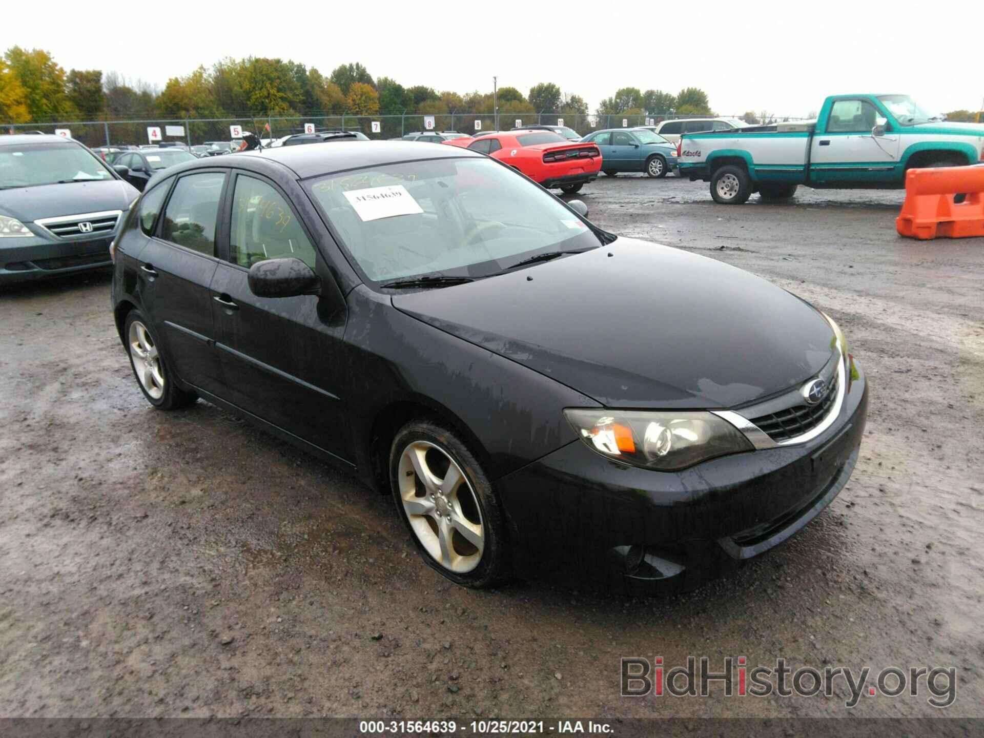 Report JF1GH61658H814189 SUBARU IMPREZA WAGON 2008 BLACK