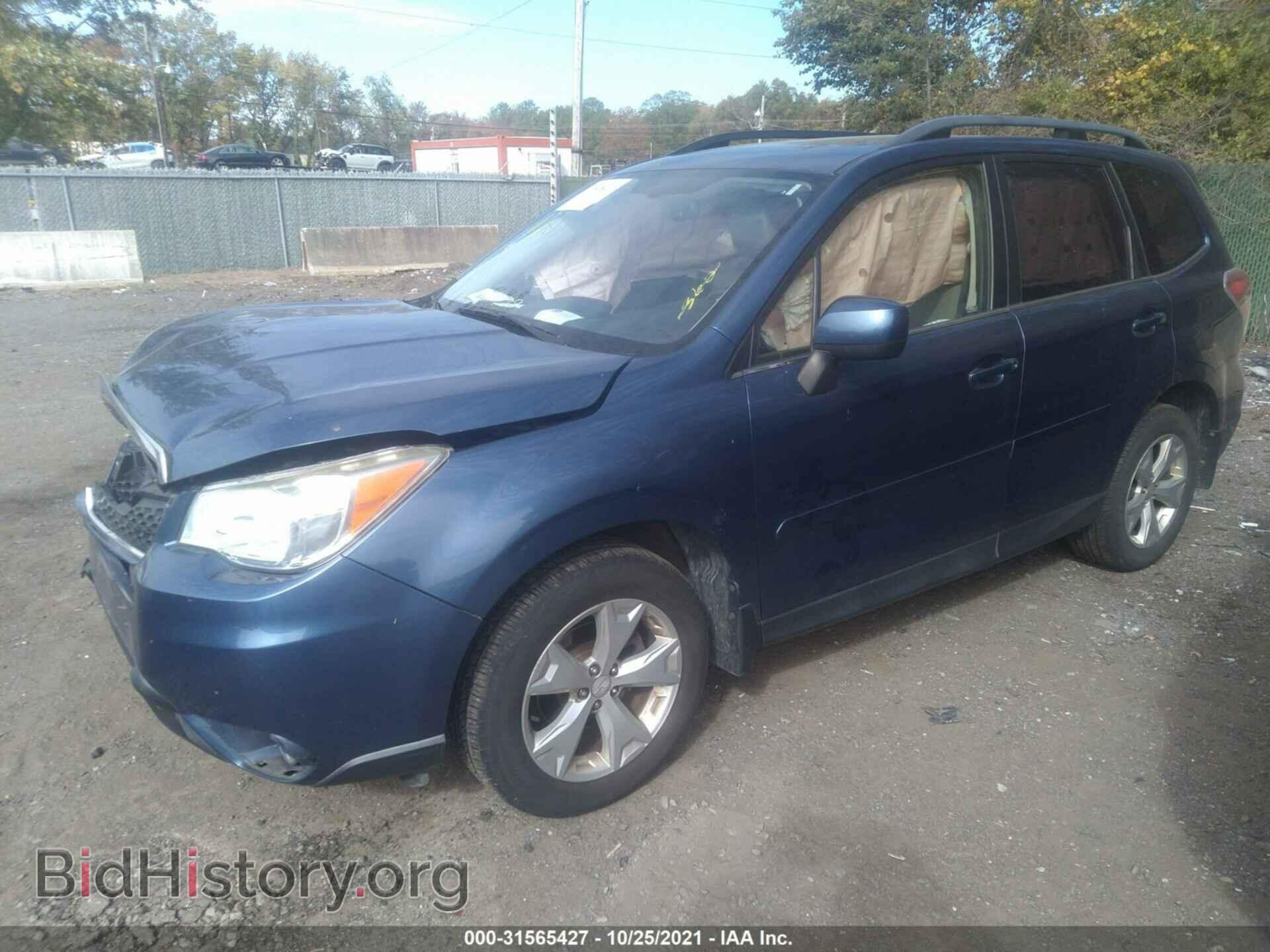 2014 SUBARU FORESTER - VIN: JF2SJAHC0EH406199 - Фото 2