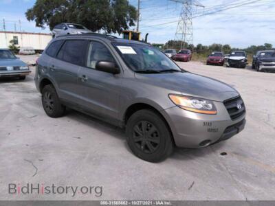 2009 Hyundai SANTA FE GLS, серый — VIN 5NMSG73D69H327883, IAAI
