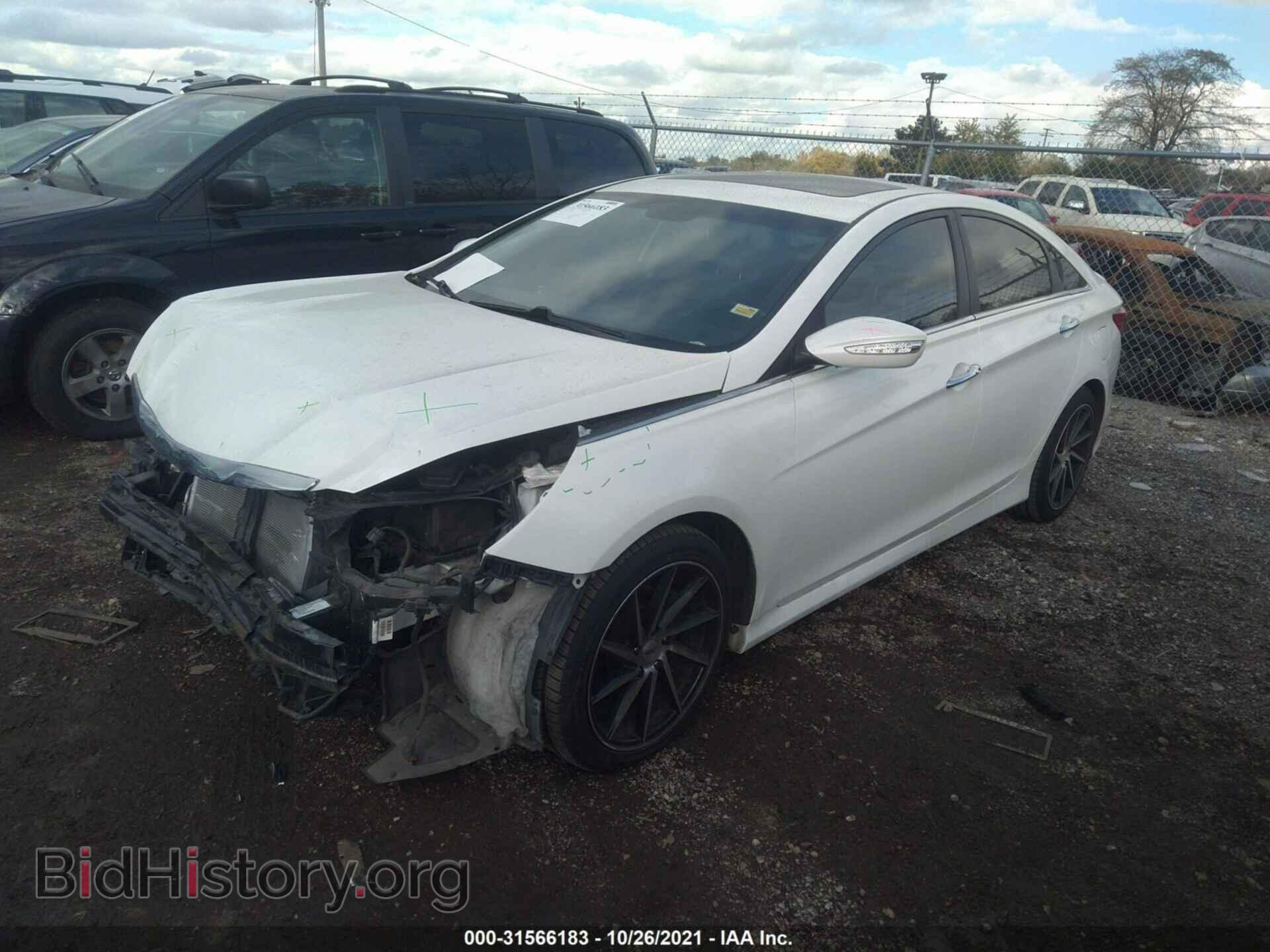 2014 HYUNDAI SONATA - VIN: 5NPEC4AC7EH894182 - Фото 2