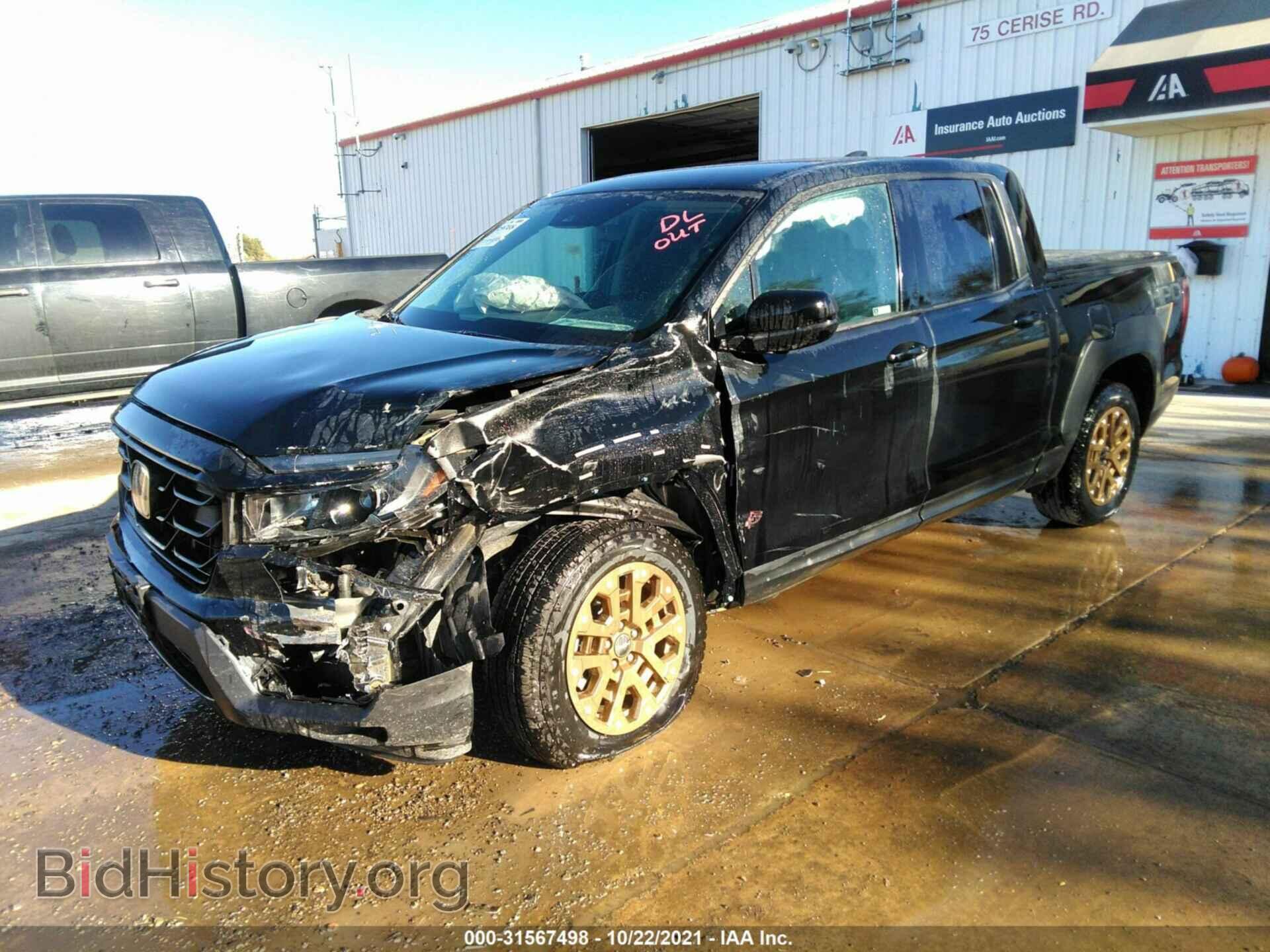 2021 HONDA RIDGELINE - VIN: 5FPYK3F10MB002960 - Фото 2