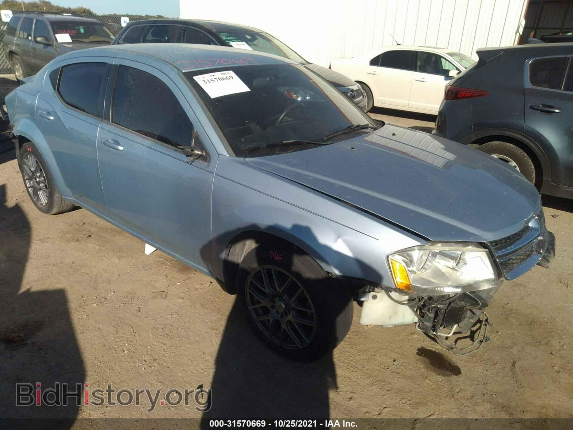 Фотография 1C3CDZAB9DN628965 - DODGE AVENGER 2013
