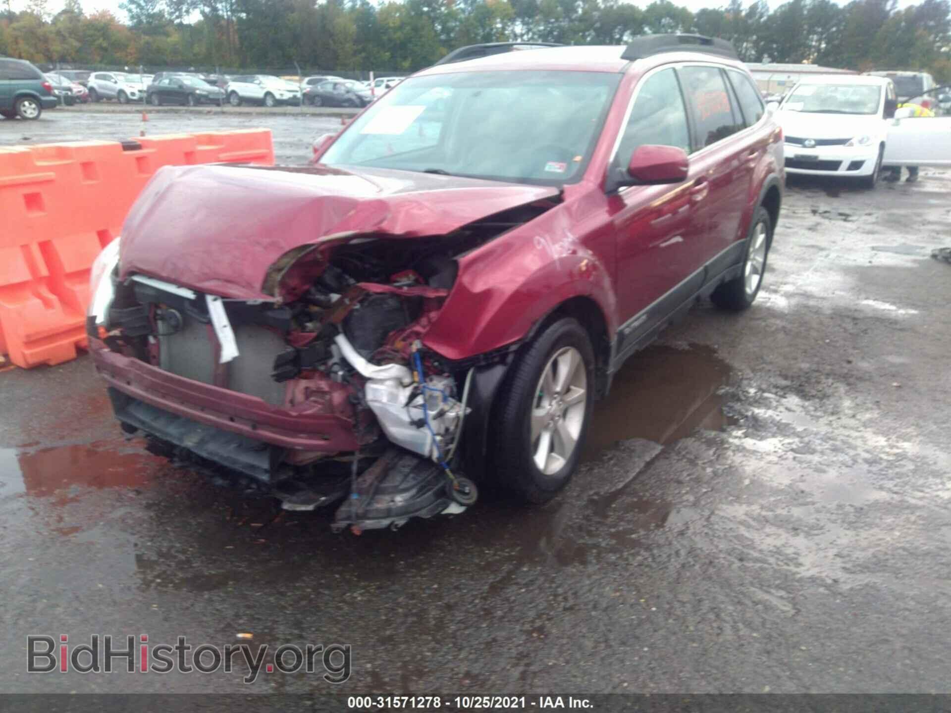 2014 SUBARU OUTBACK - VIN: 4S4BRBLC4E3213308 - Фото 2