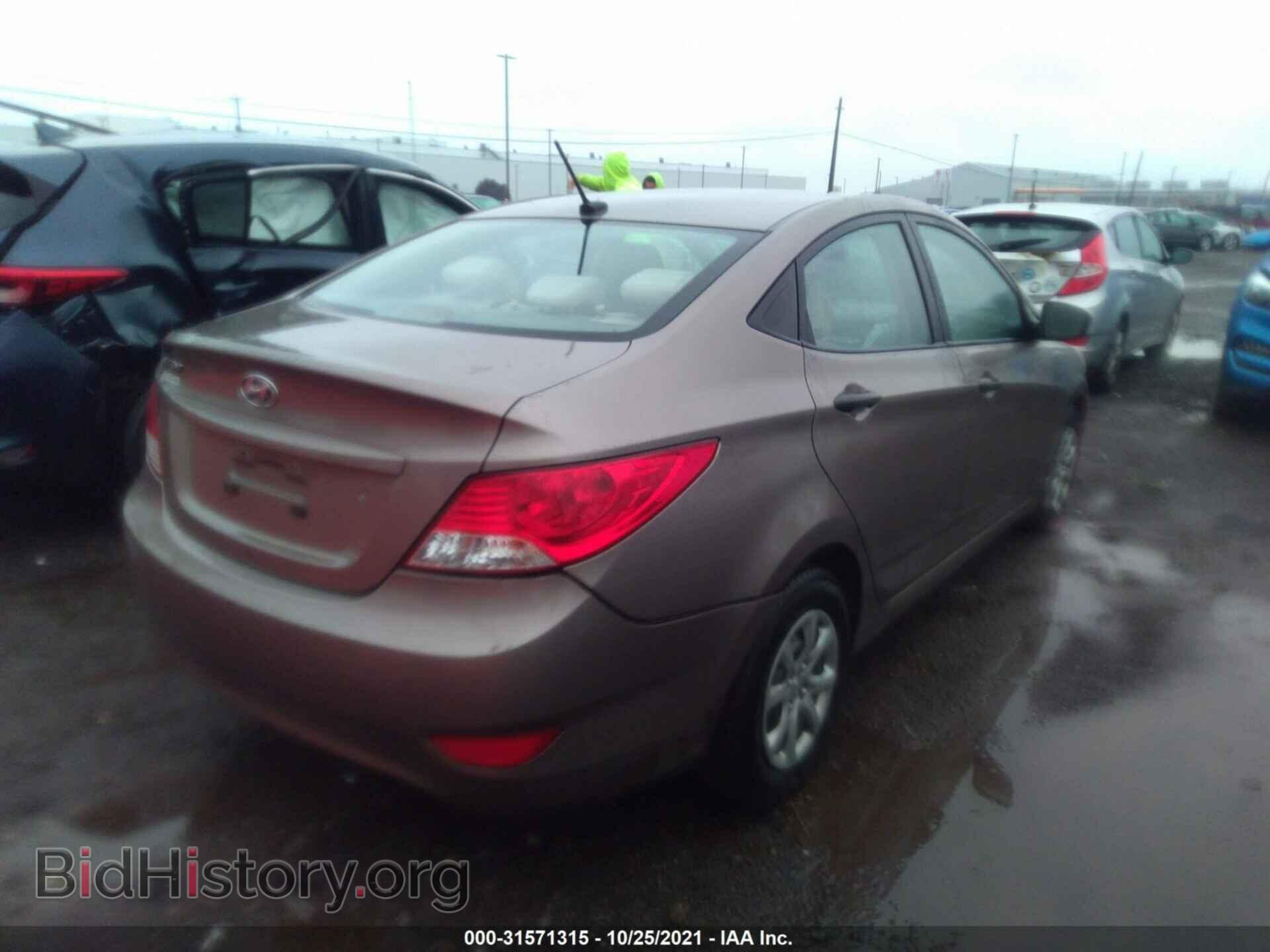 2012 HYUNDAI ACCENT - VIN: KMHCT4AE0CU040738 - Фото 4