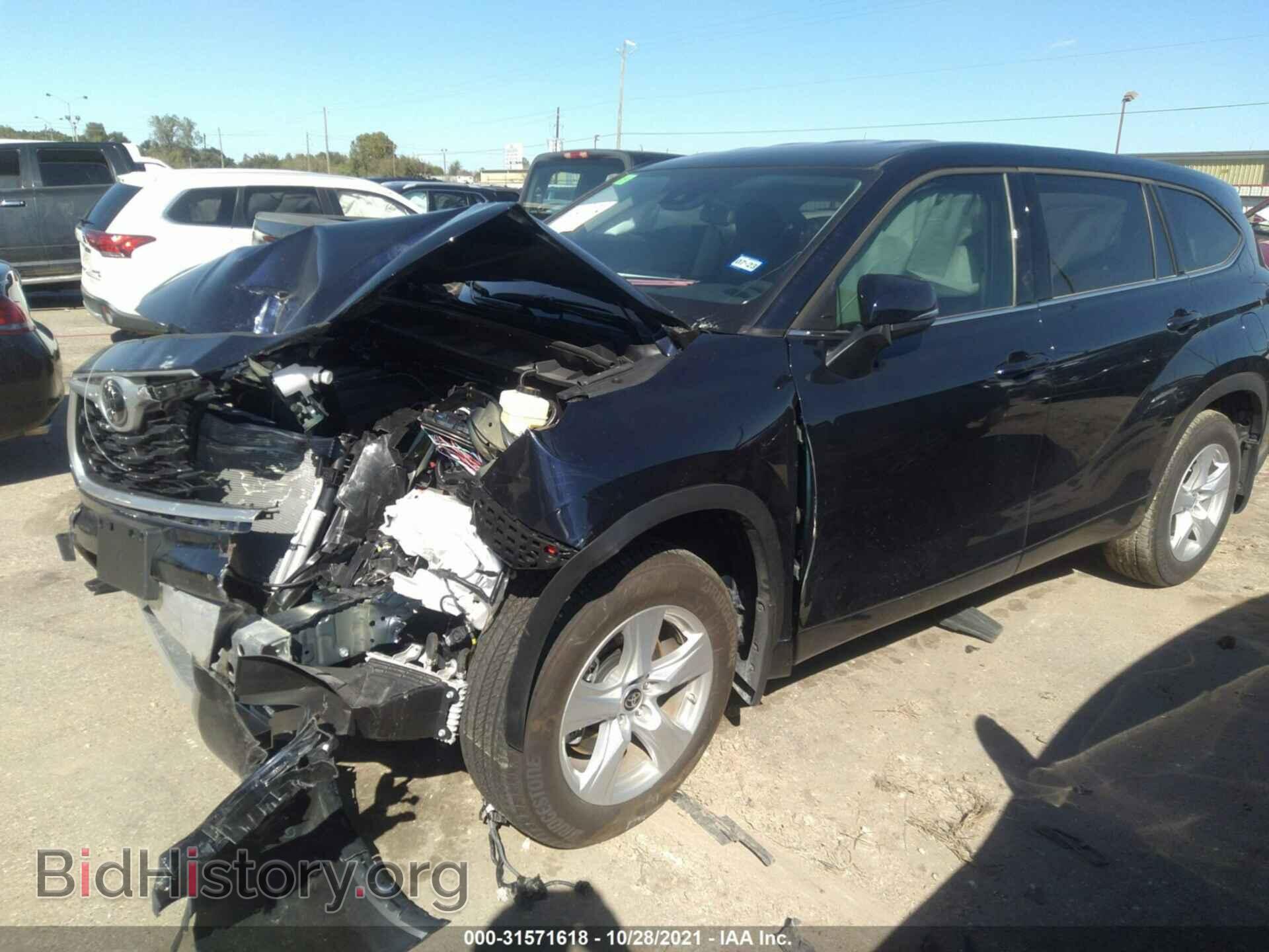 2021 TOYOTA HIGHLANDER - VIN: 5TDZZRAH3MS078250 - Фото 2