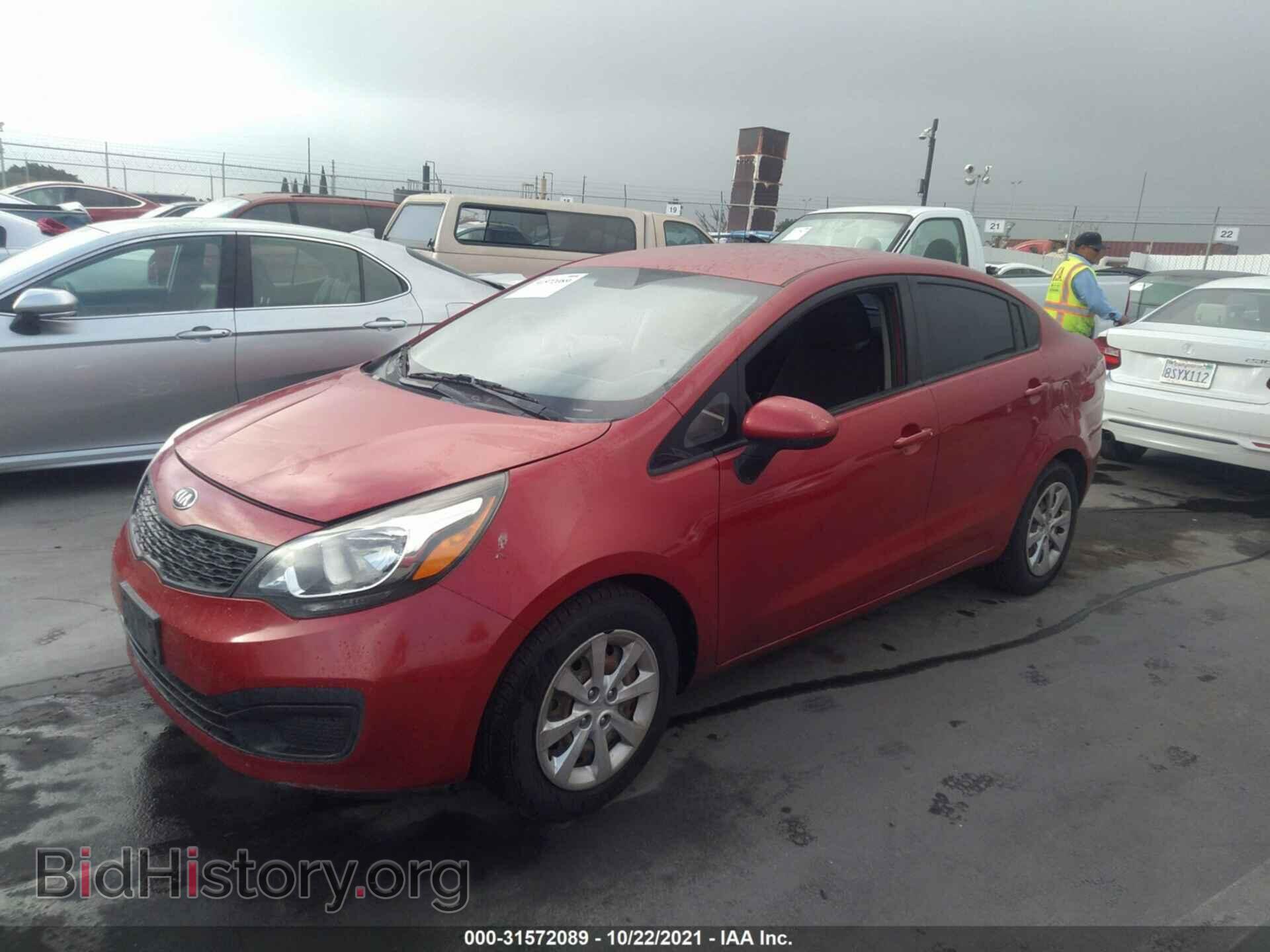 2013 KIA RIO - VIN: KNADM4A30D6147652 - Фото 2